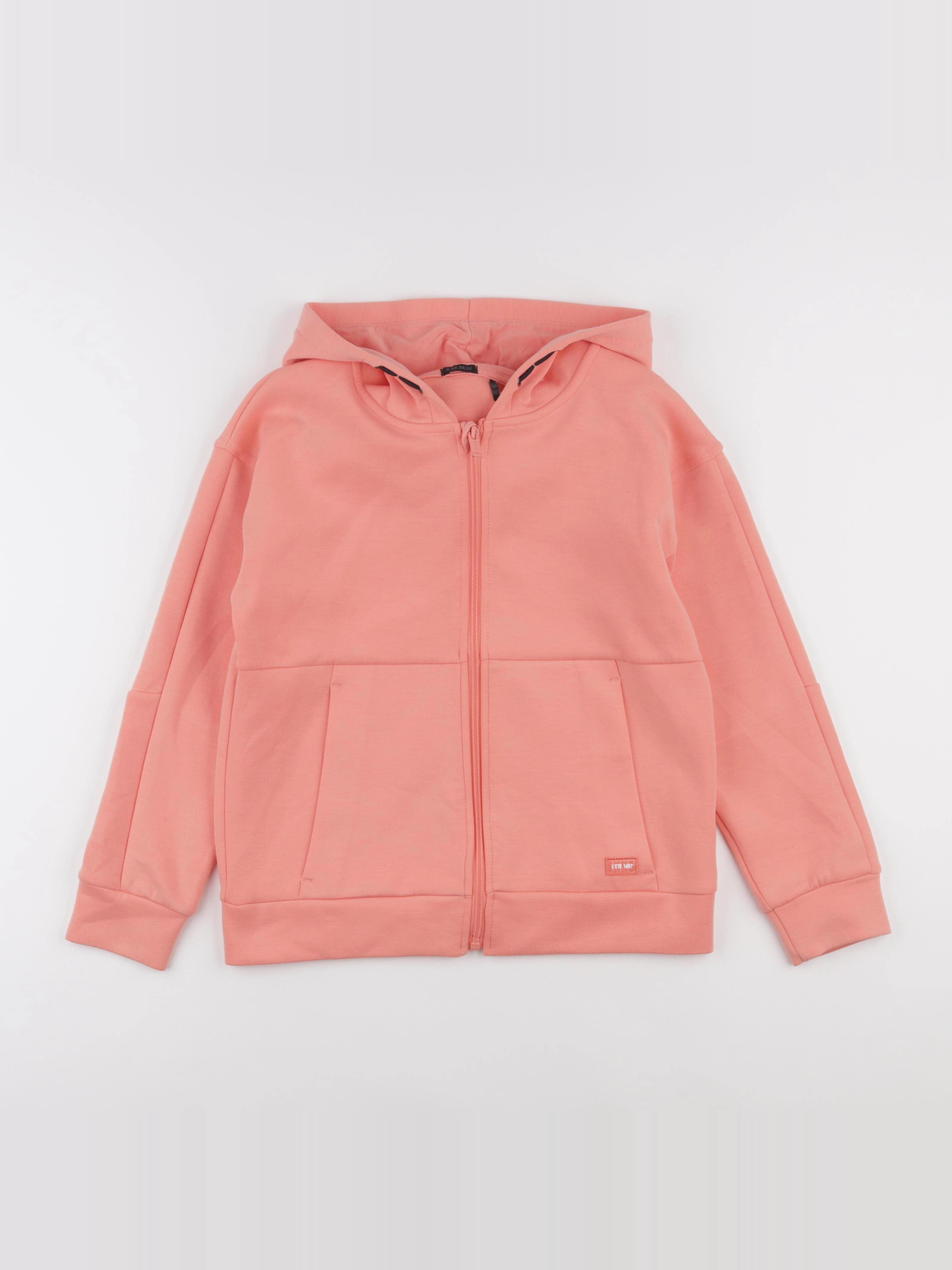 IKKS - sweat imprimé au dos rose - 10 ans