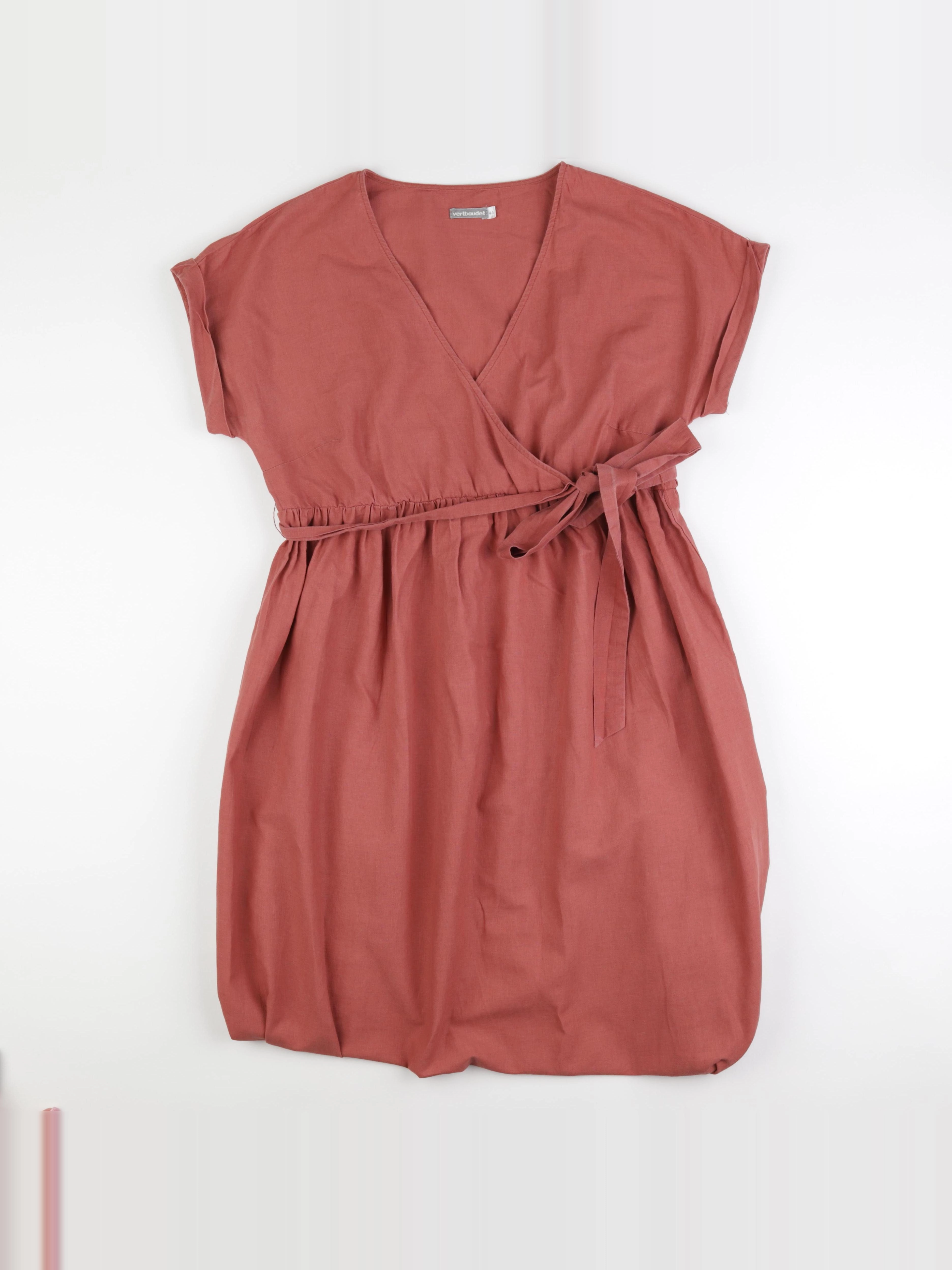 Vertbaudet - robe grossesse rouge - 44