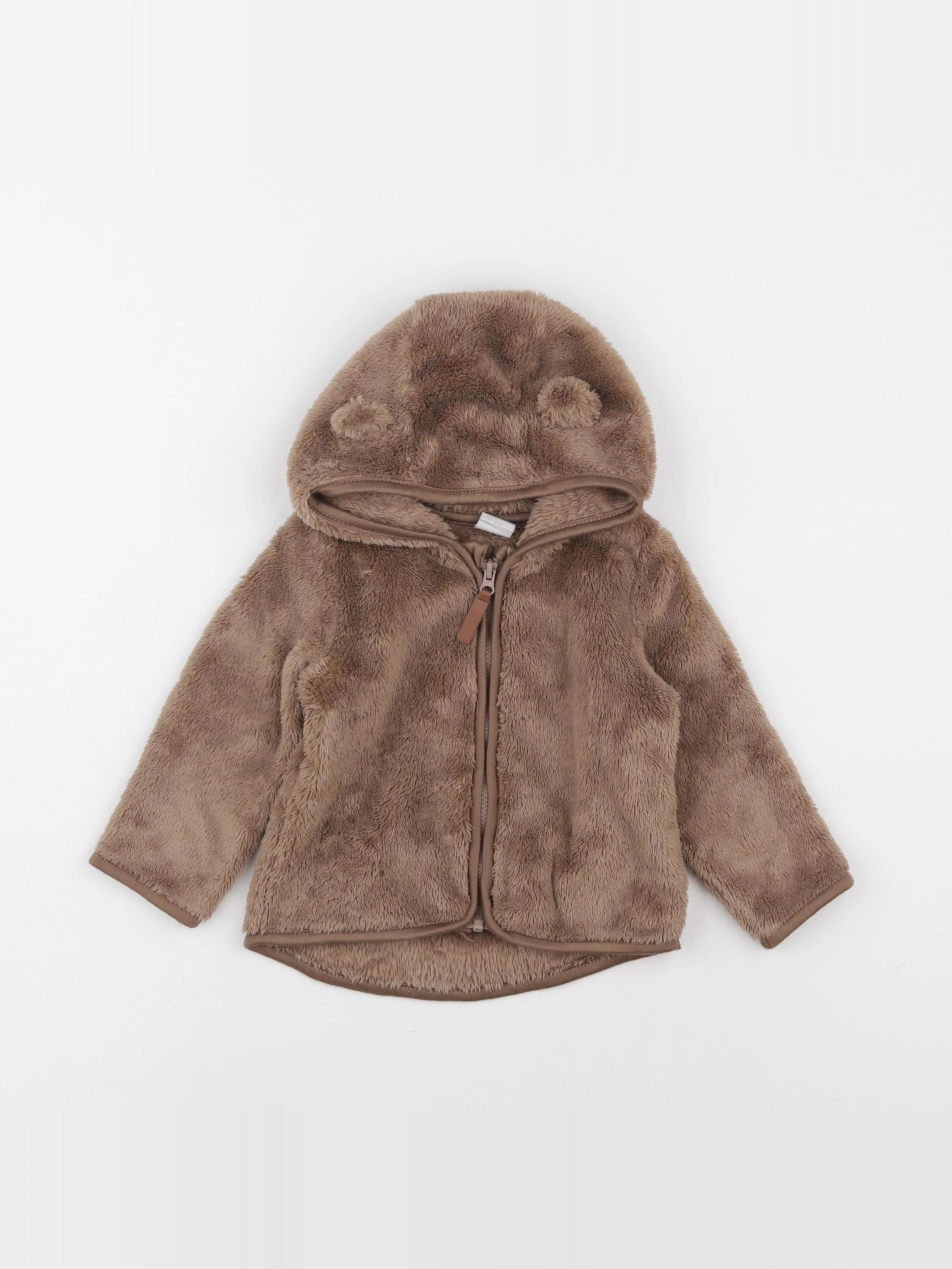H&M - polaire marron - 6/9 mois