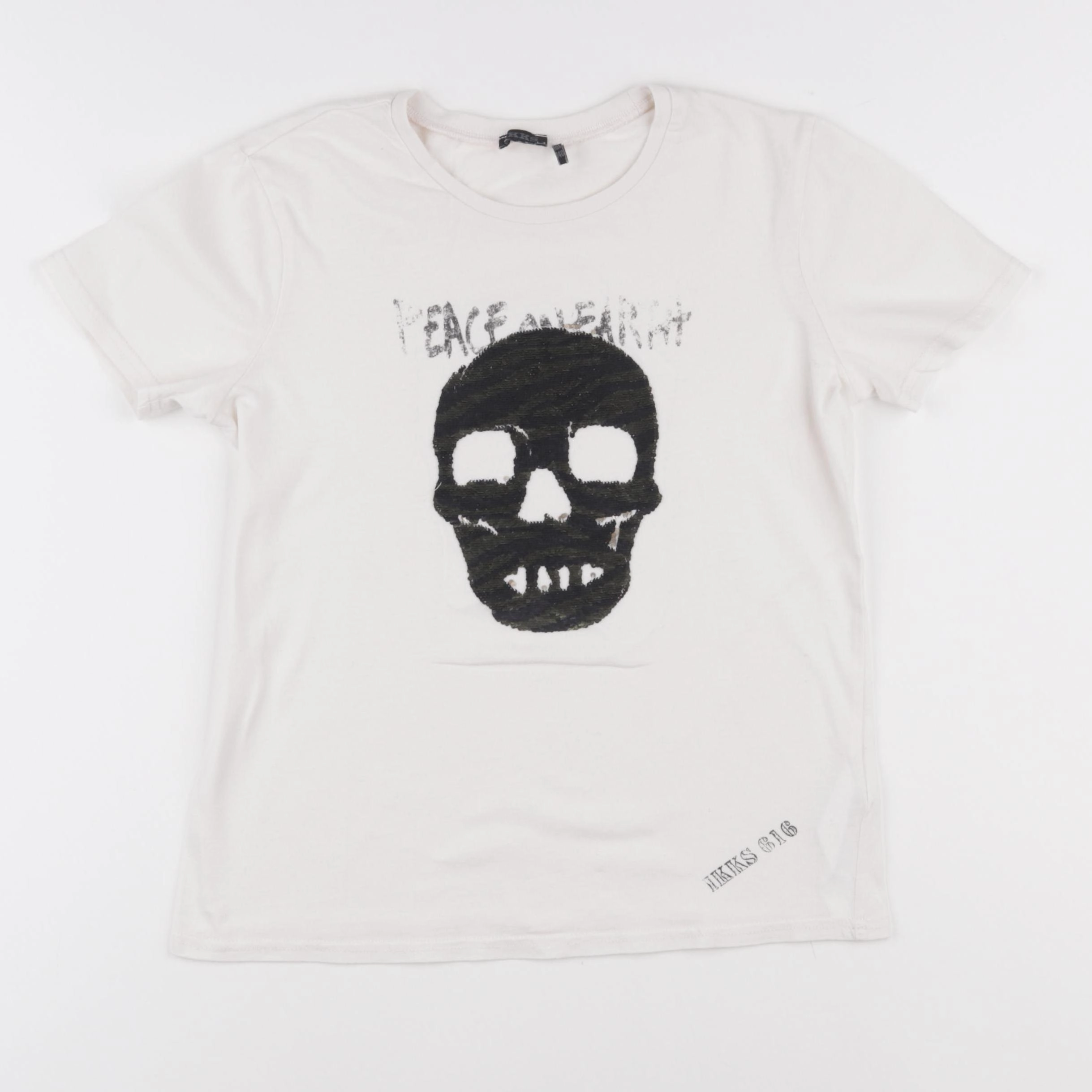 IKKS - tee-shirt blanc - 10 ans