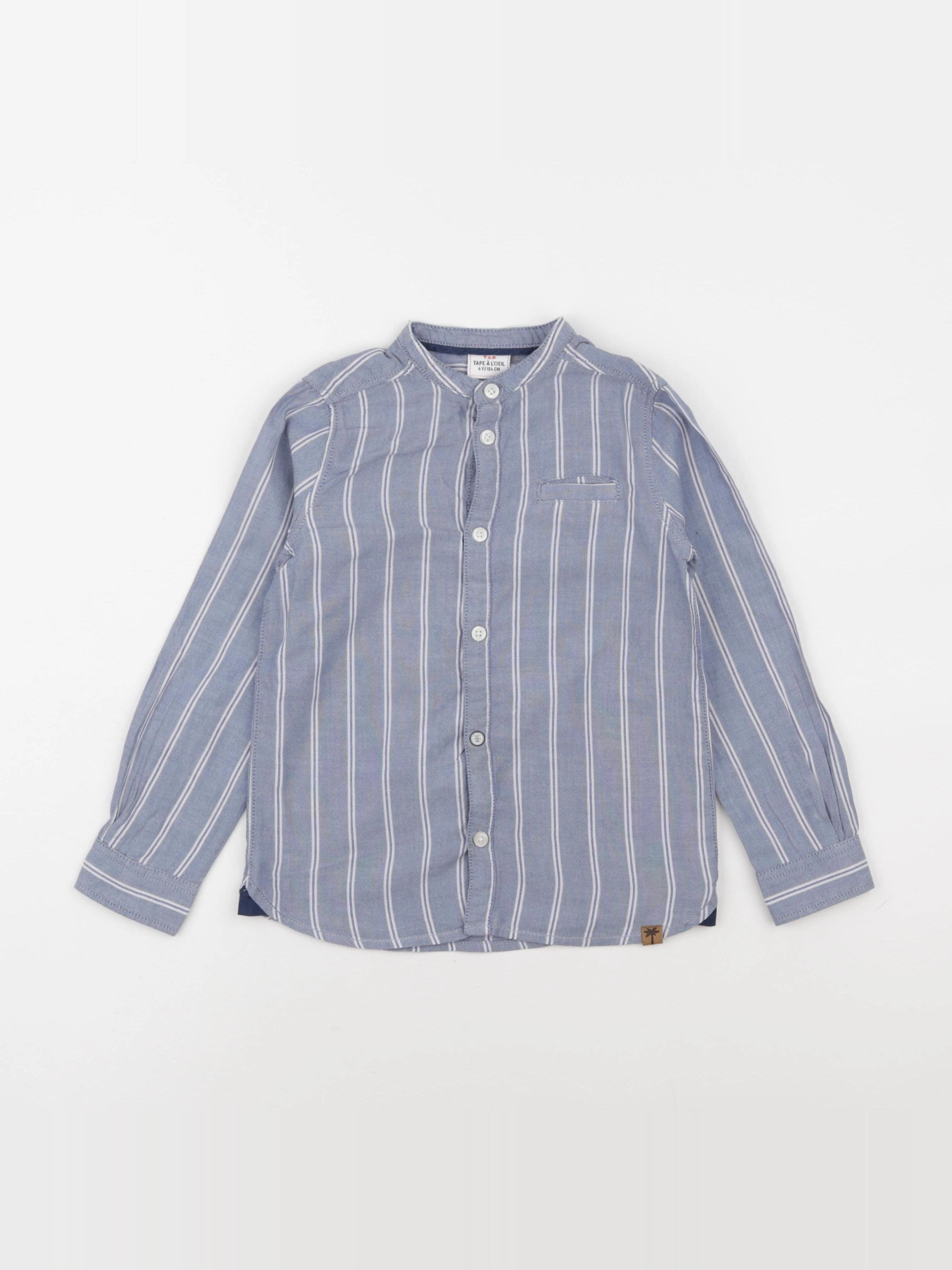 Tape à l'oeil - chemise bleu - 4 ans