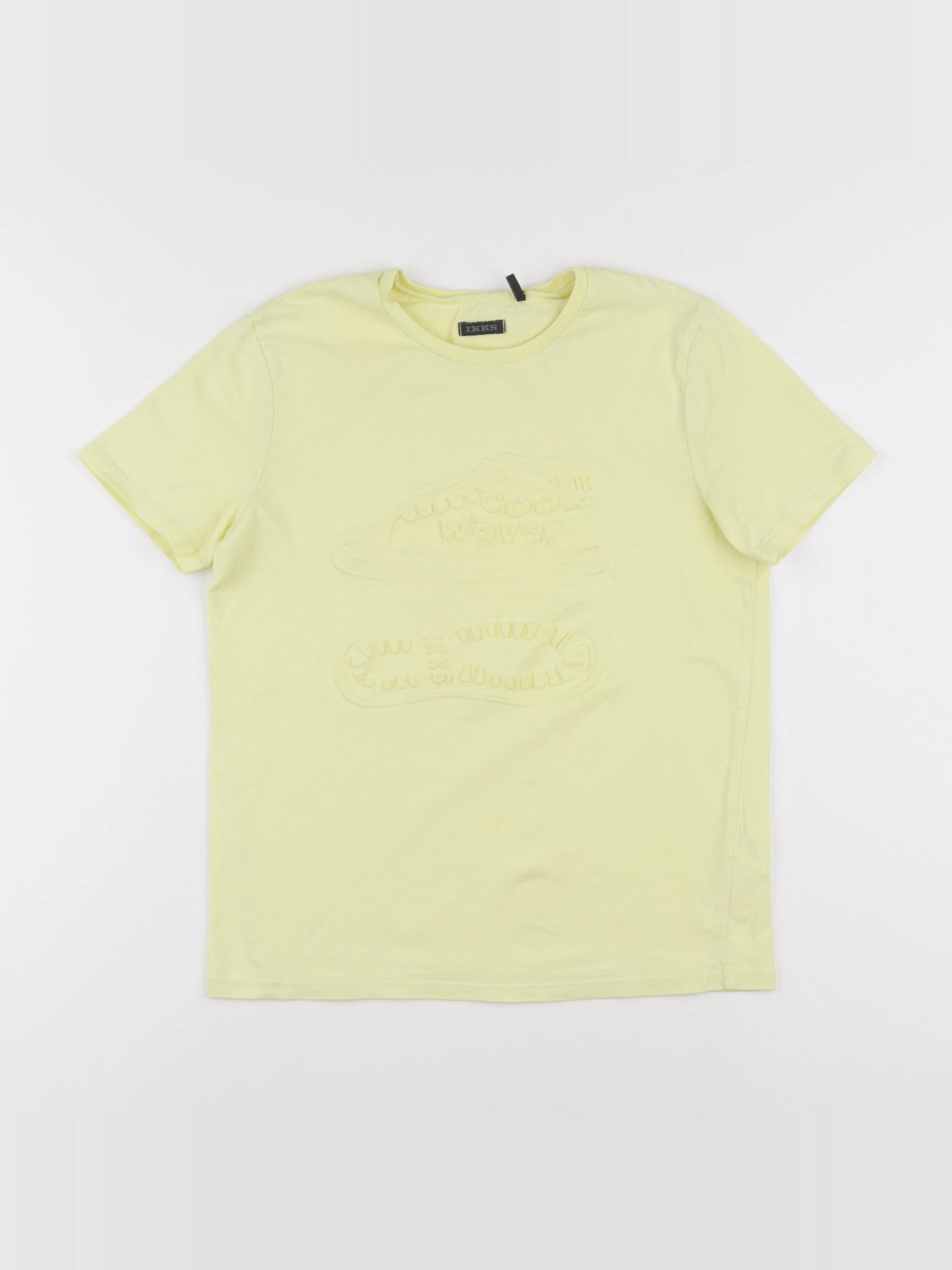IKKS - tee-shirt jaune - 10 ans