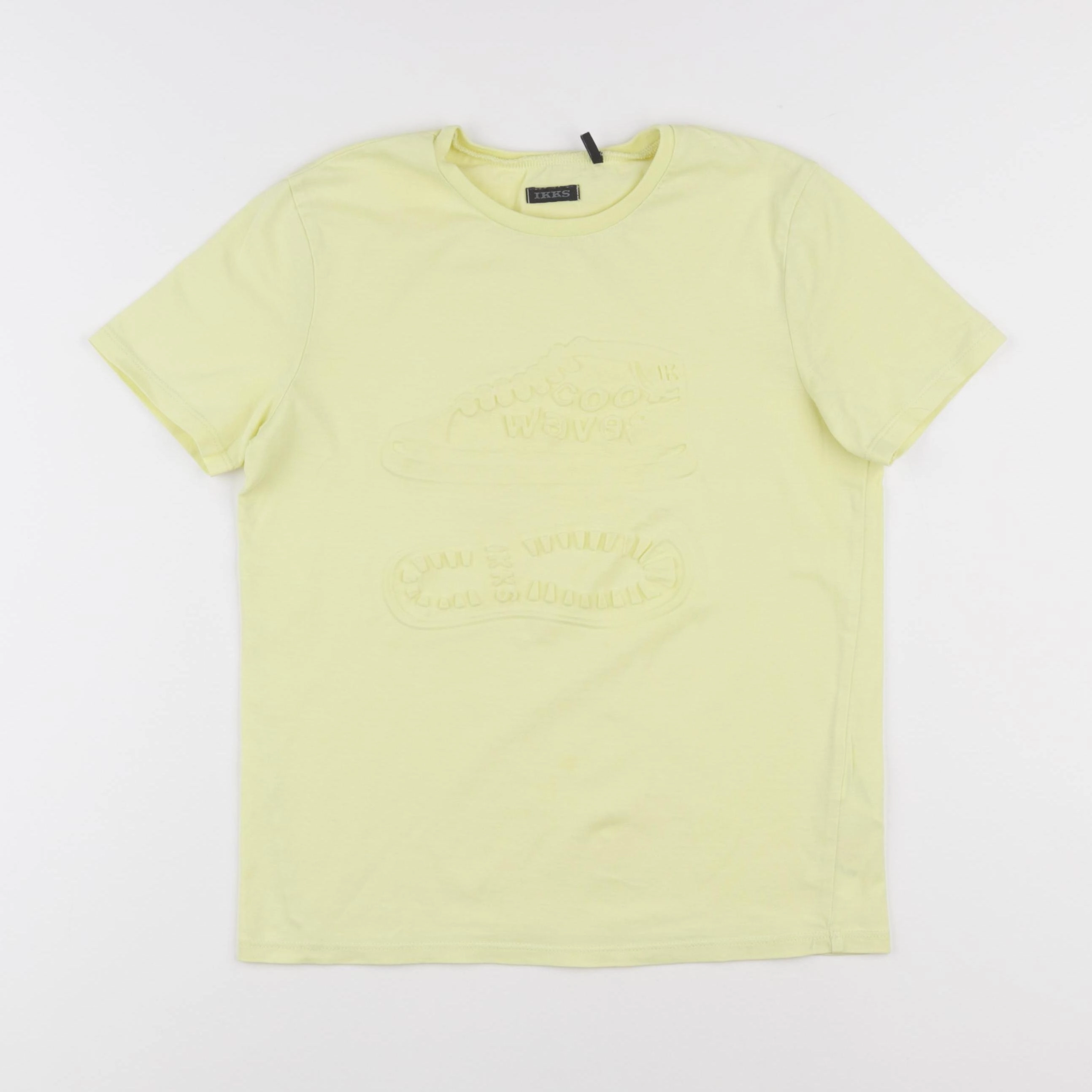 IKKS - tee-shirt jaune - 10 ans