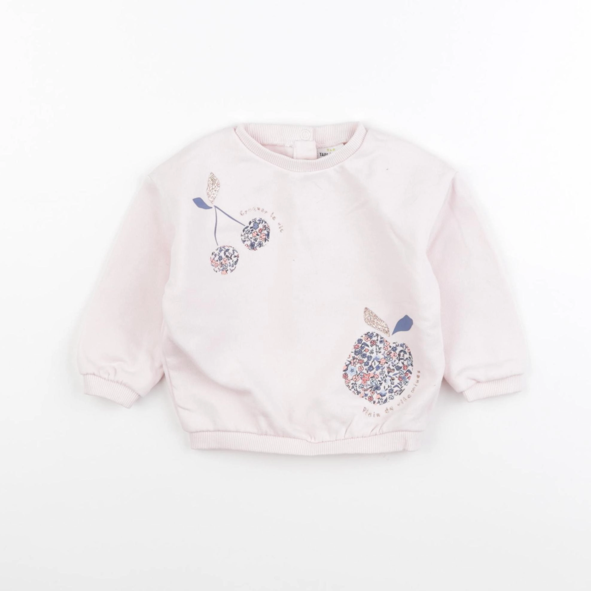 Tape à l'oeil - sweat rose - 12 mois