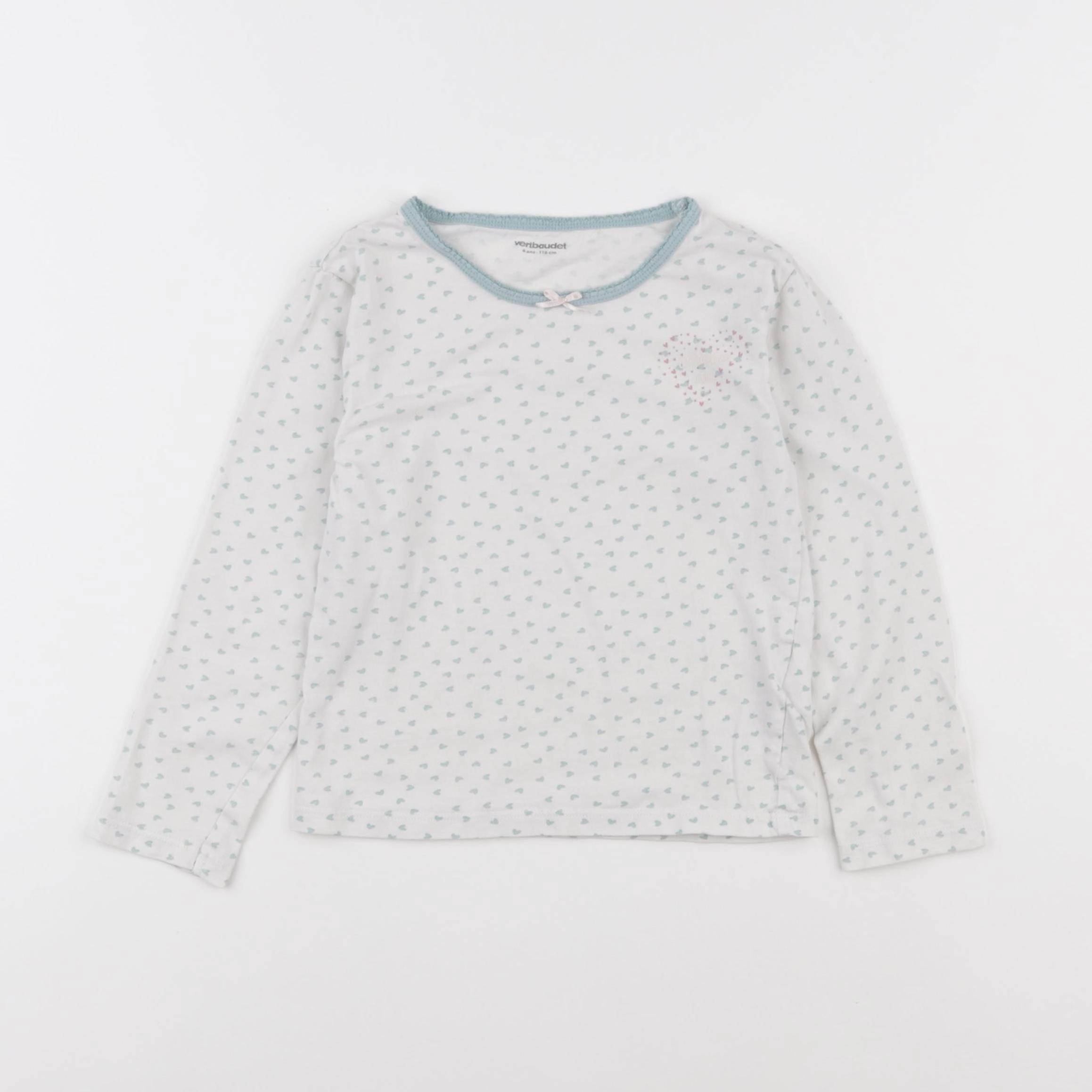 Vertbaudet - maillot de corps blanc - 6 ans