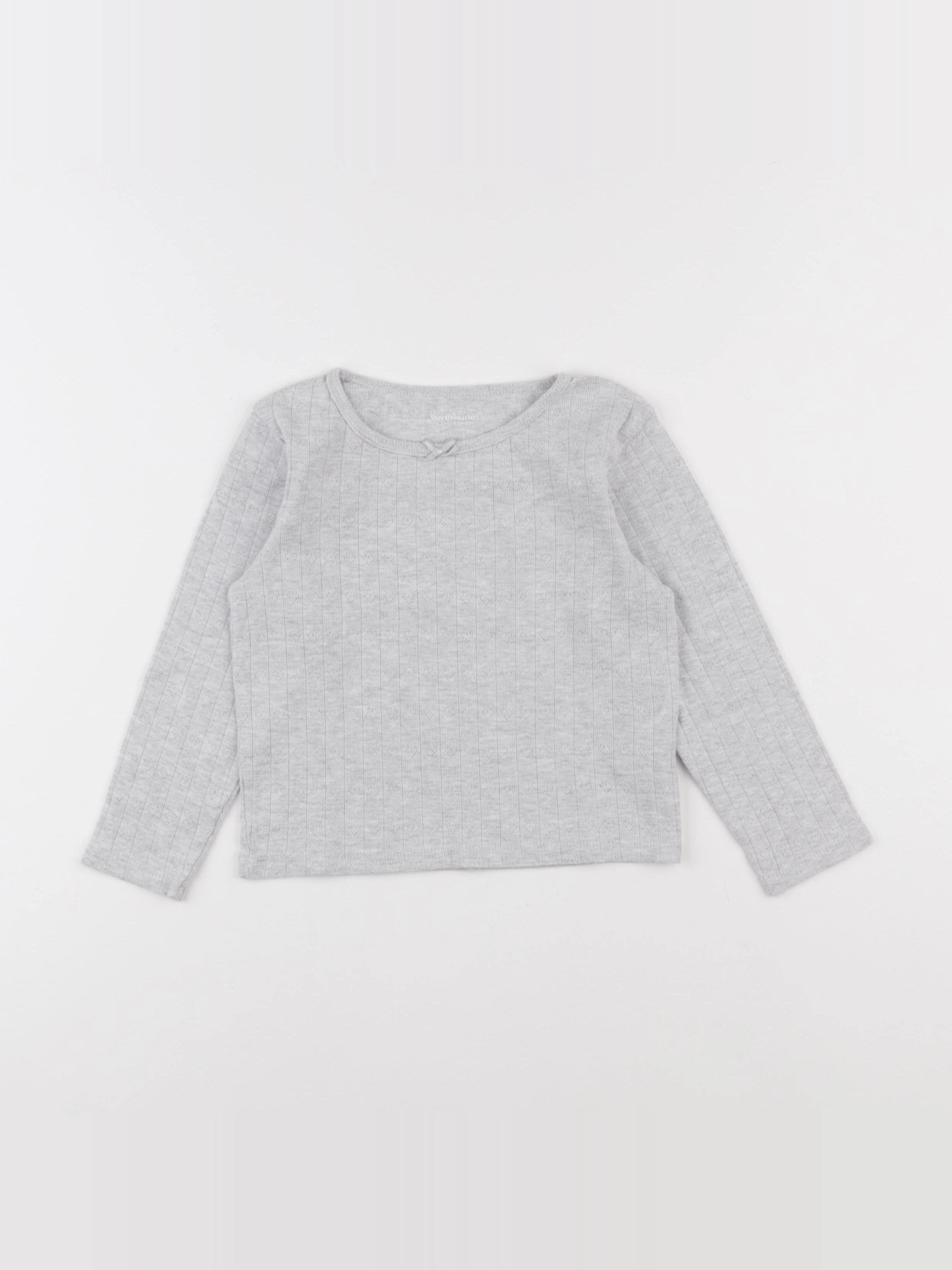 Vertbaudet - maillot de corps gris - 6 ans