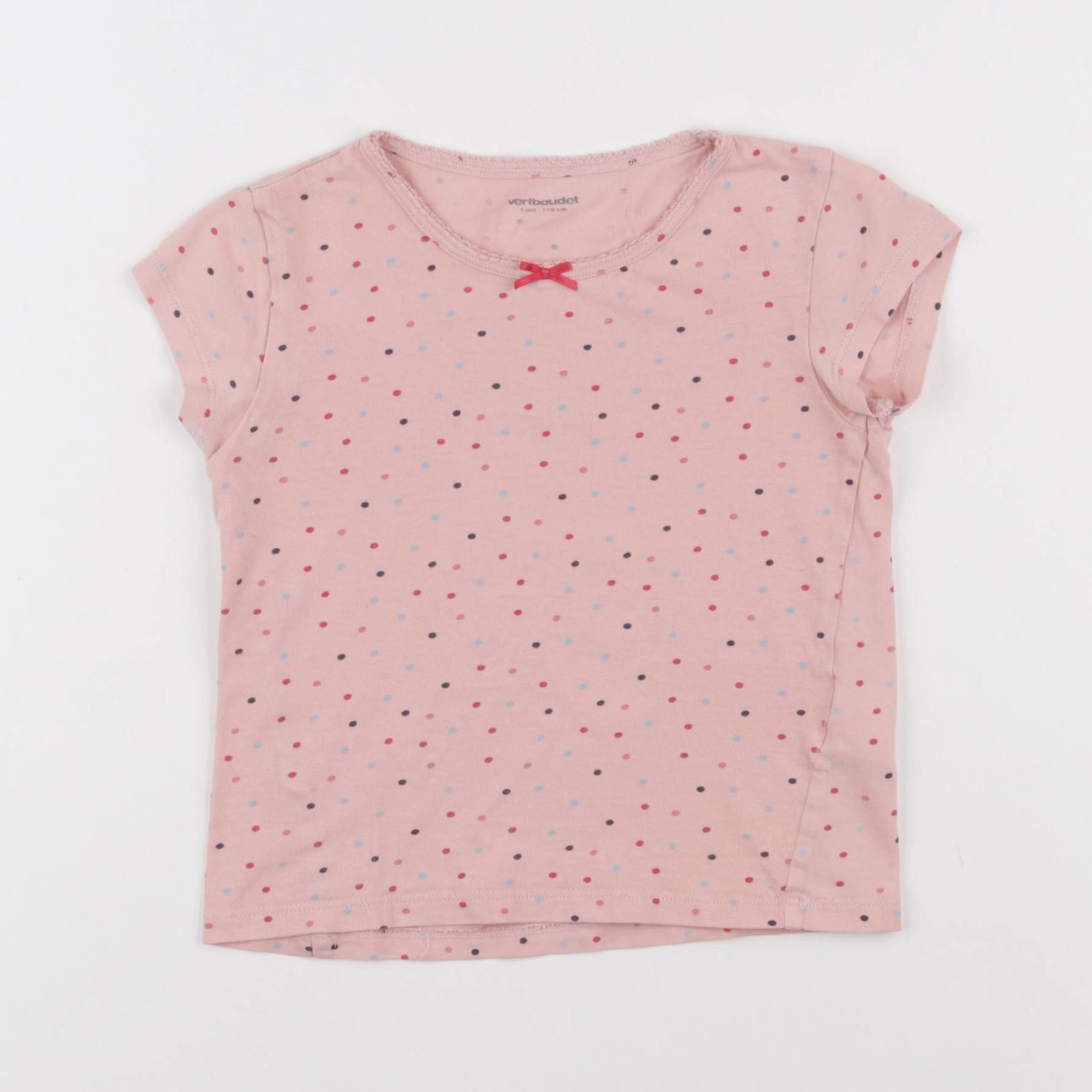 Vertbaudet - maillot de corps rose - 5 ans