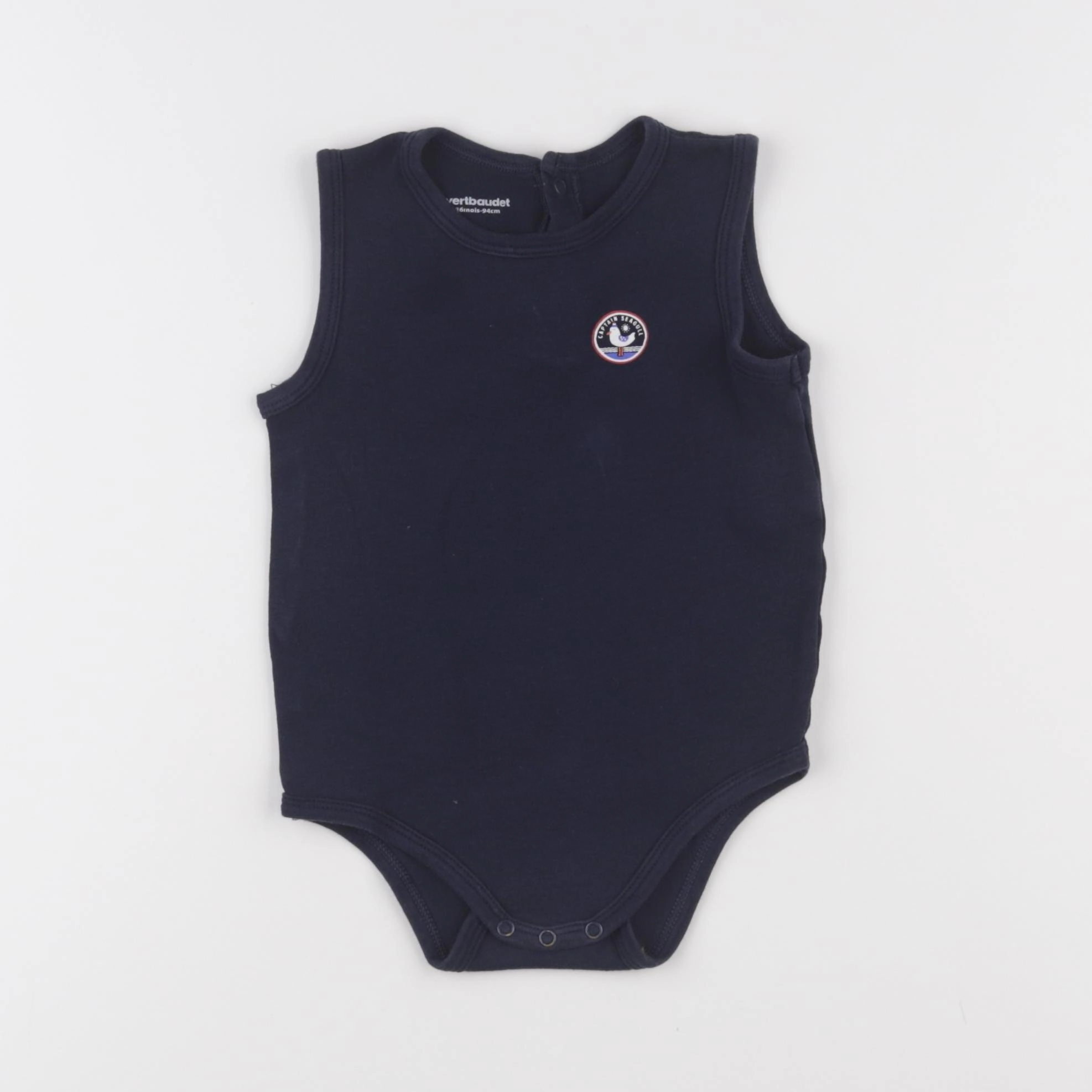 Vertbaudet - body bleu - 36 mois