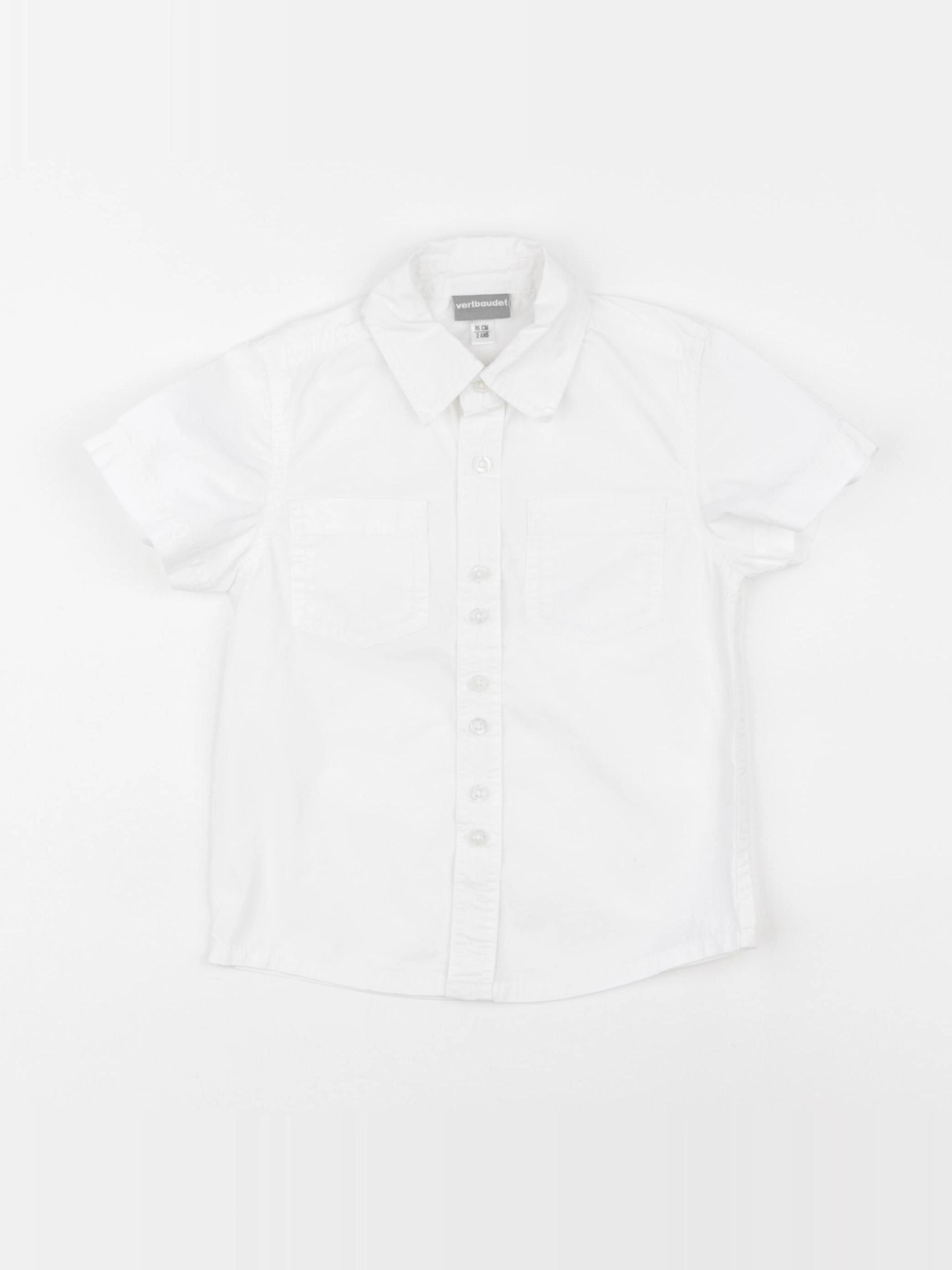 Vertbaudet - chemise blanc - 2 ans