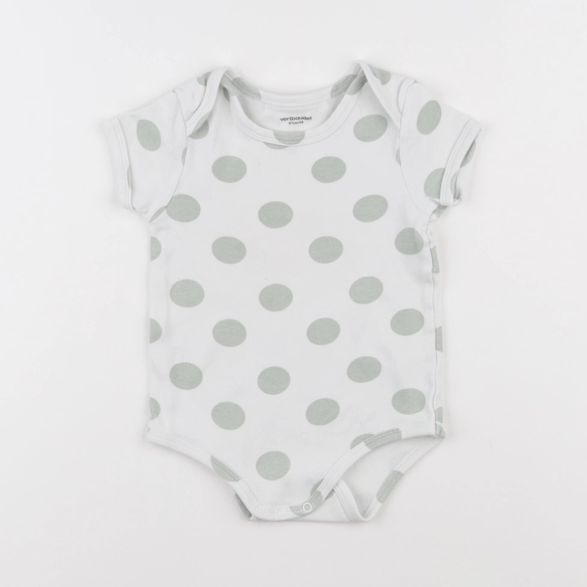 Vertbaudet - body blanc - 3 ans