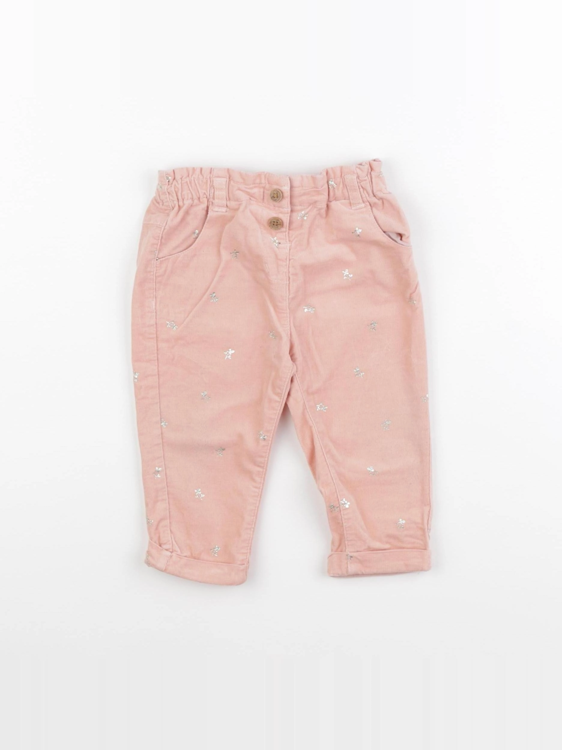 Tape à l'oeil - pantalon rose - 12 mois