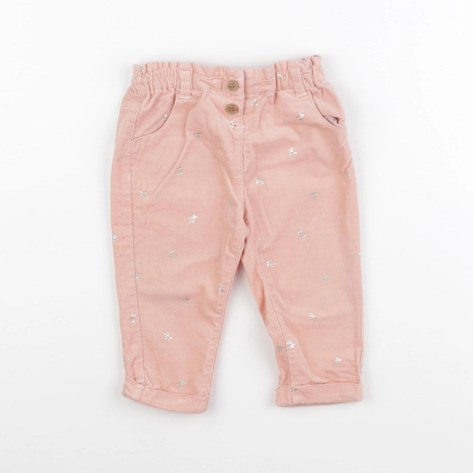 Tape à l'oeil - pantalon rose - 12 mois