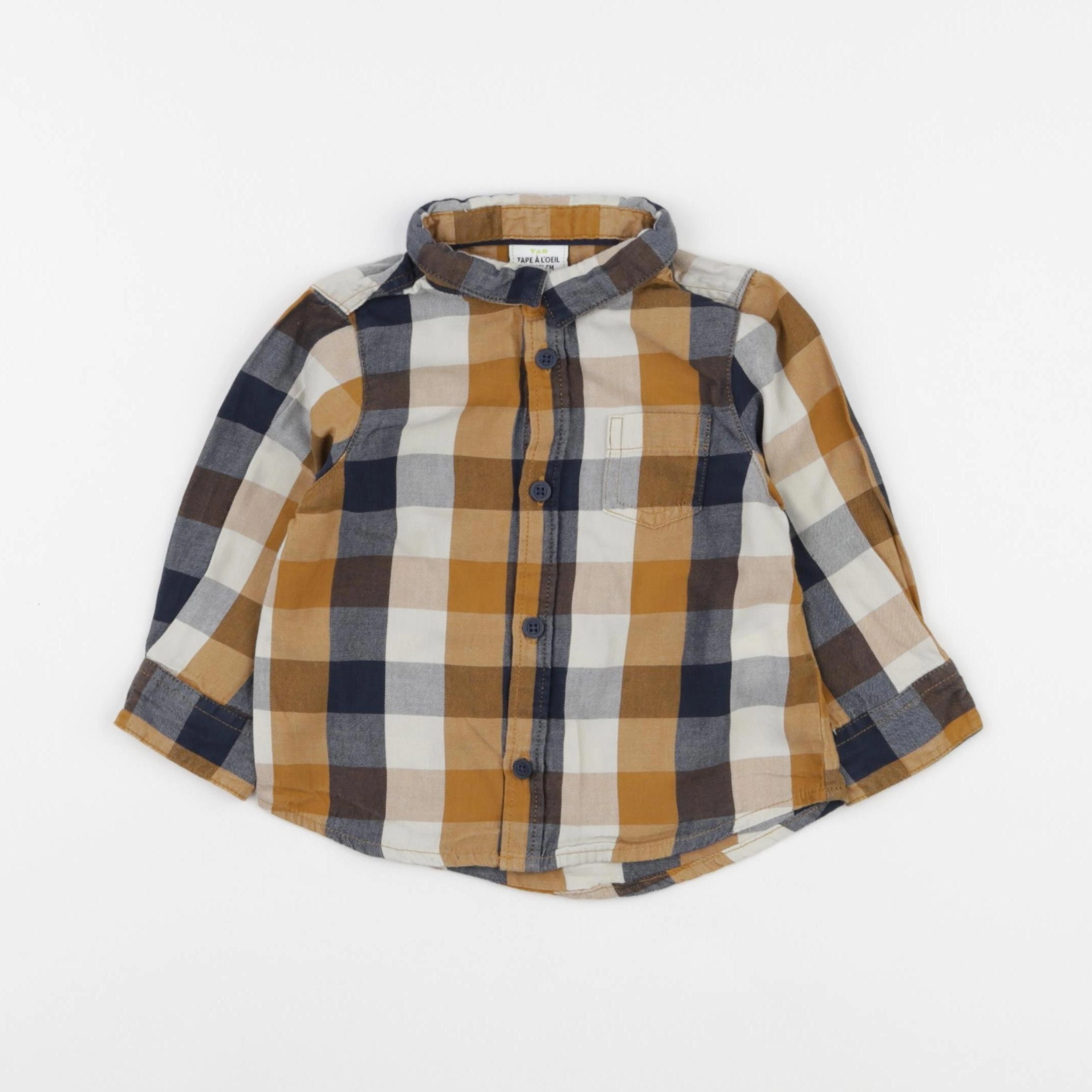 Cyrillus - chemise marron, multicolore - 12 mois
