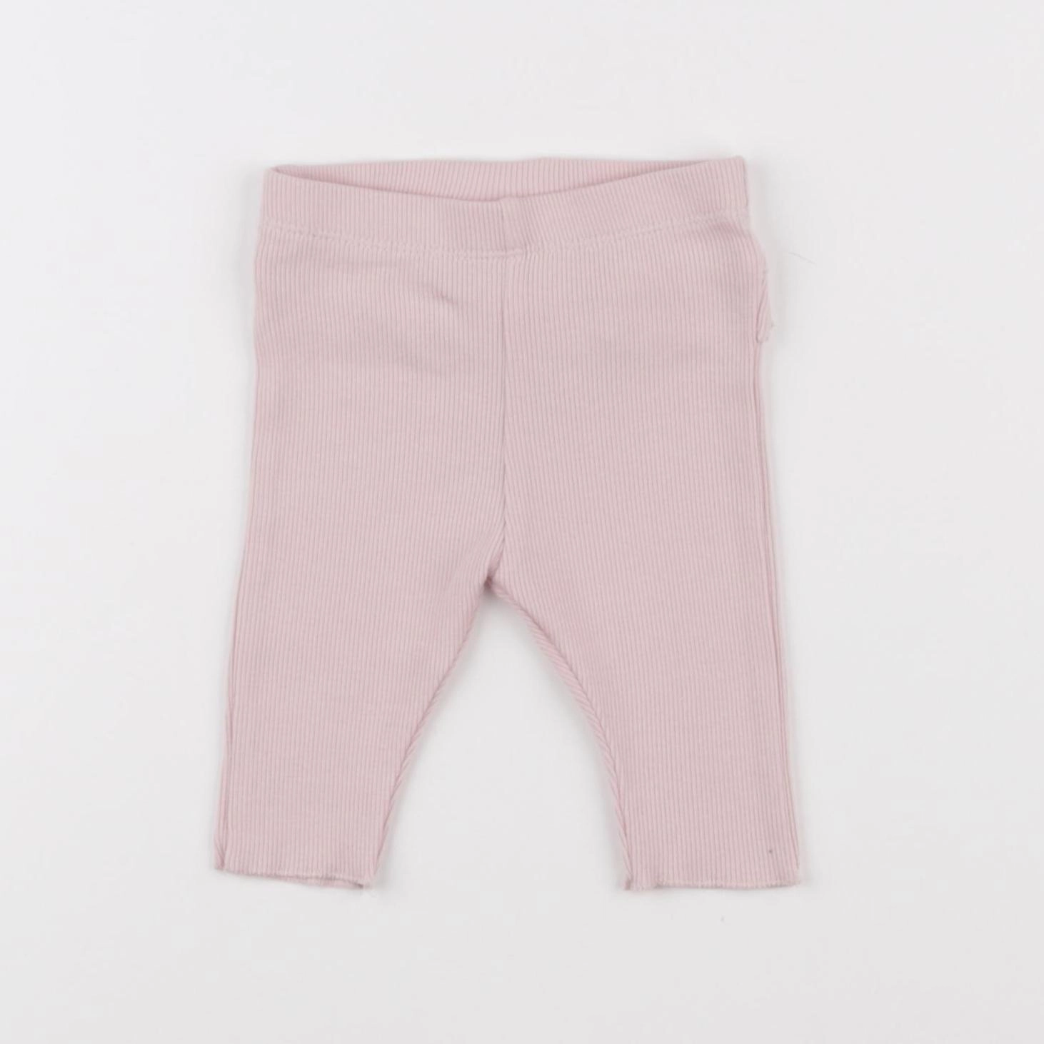 H&M - legging rose - 0/1 mois