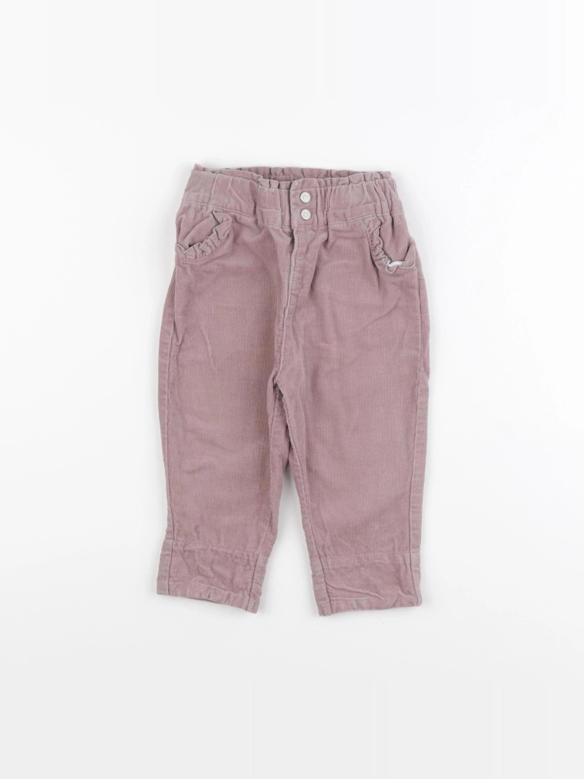 Vertbaudet - pantalon rose - 9 mois