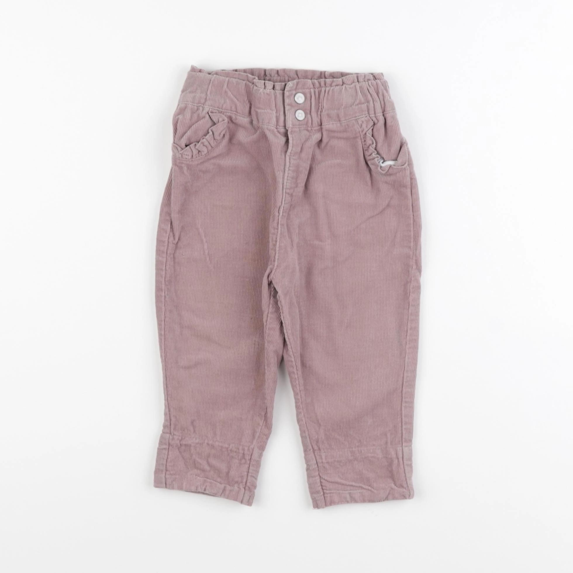Vertbaudet - pantalon rose - 9 mois