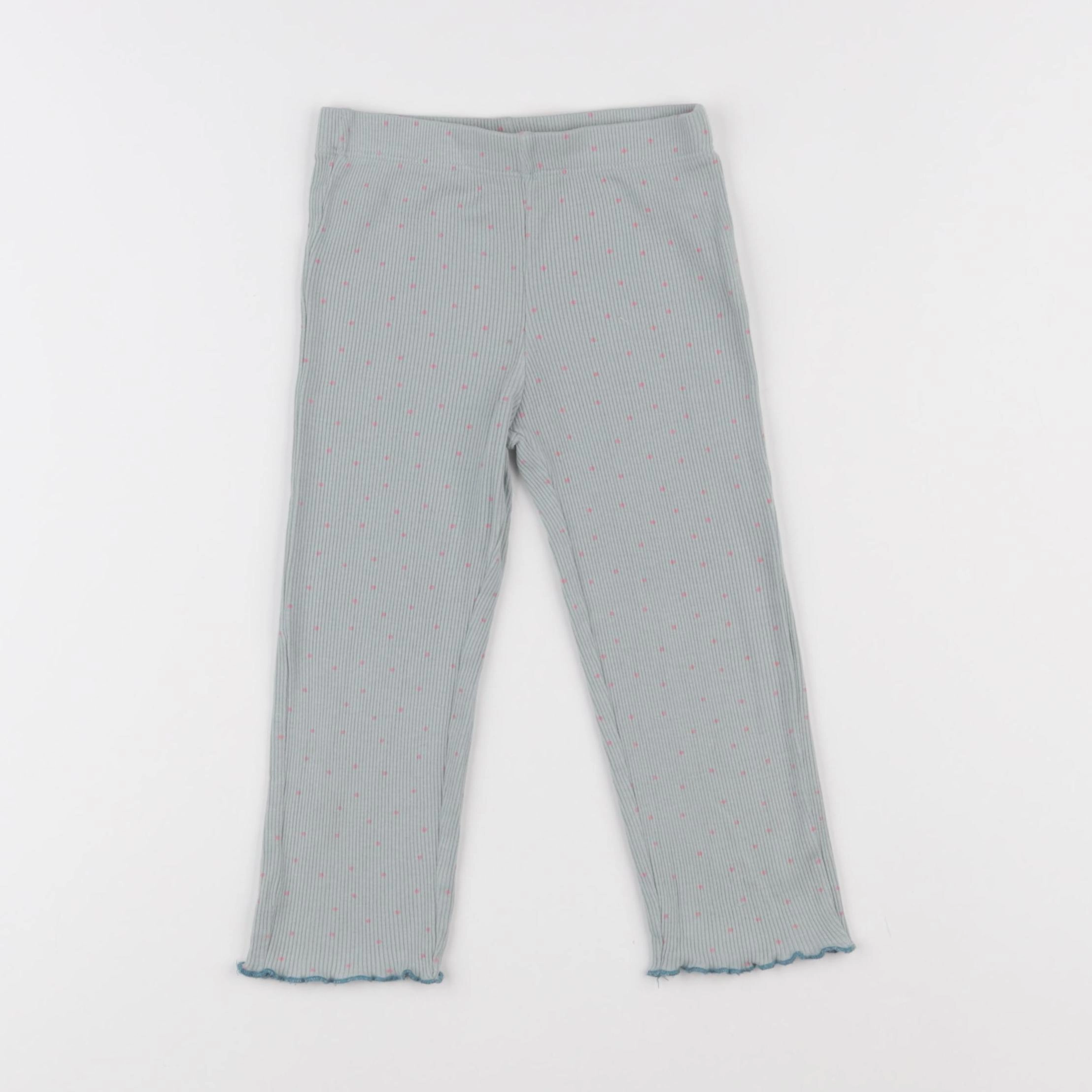Vertbaudet - legging bleu - 3 ans