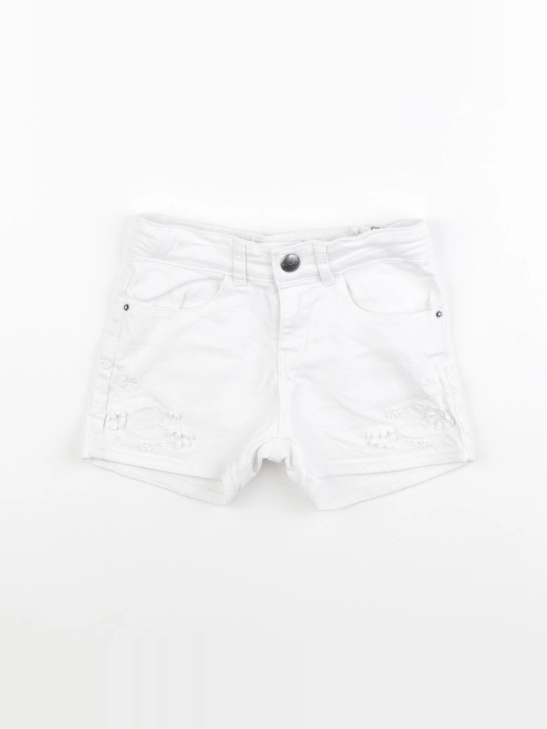 IKKS - short blanc - 6 ans