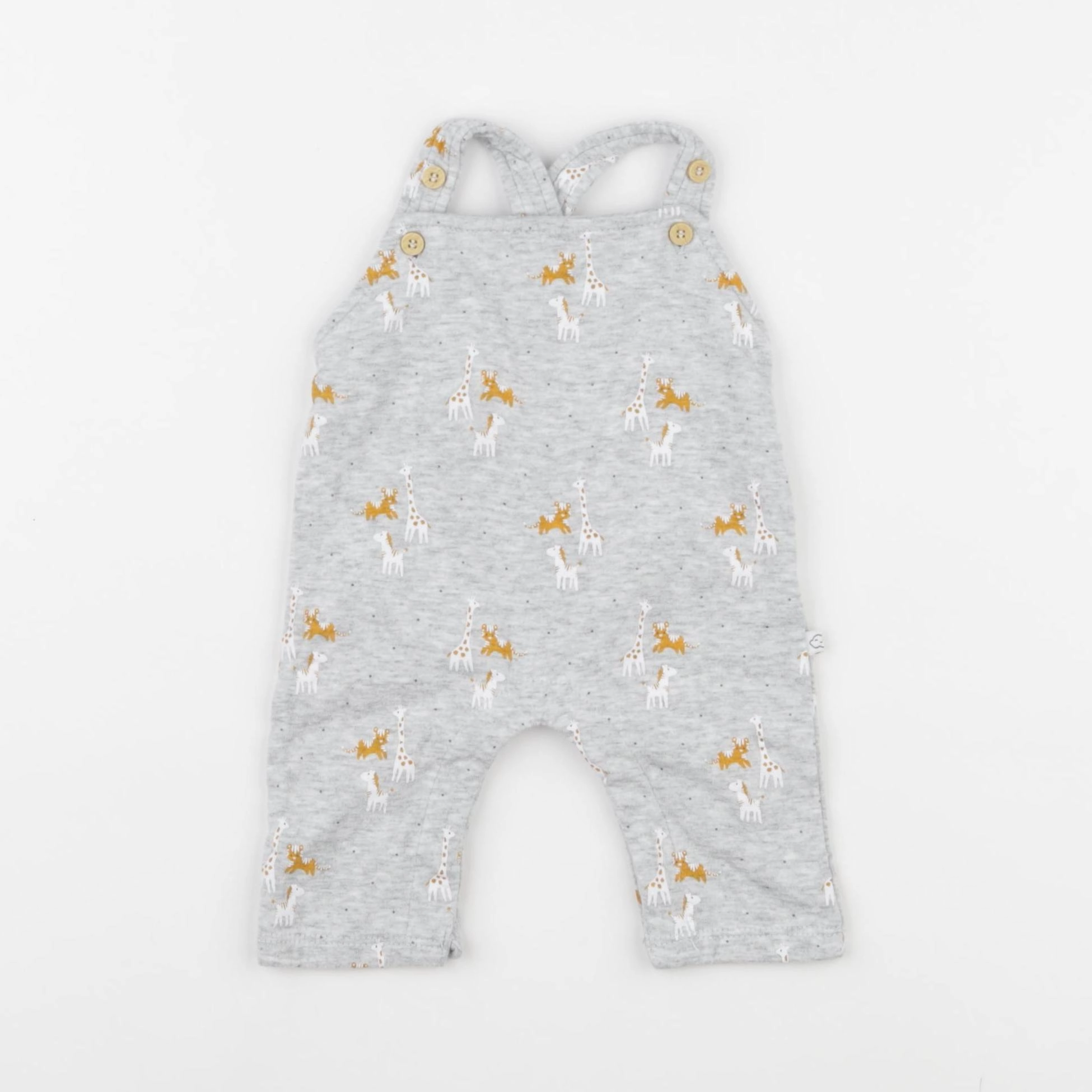 Vertbaudet - combinaison gris - 1 mois