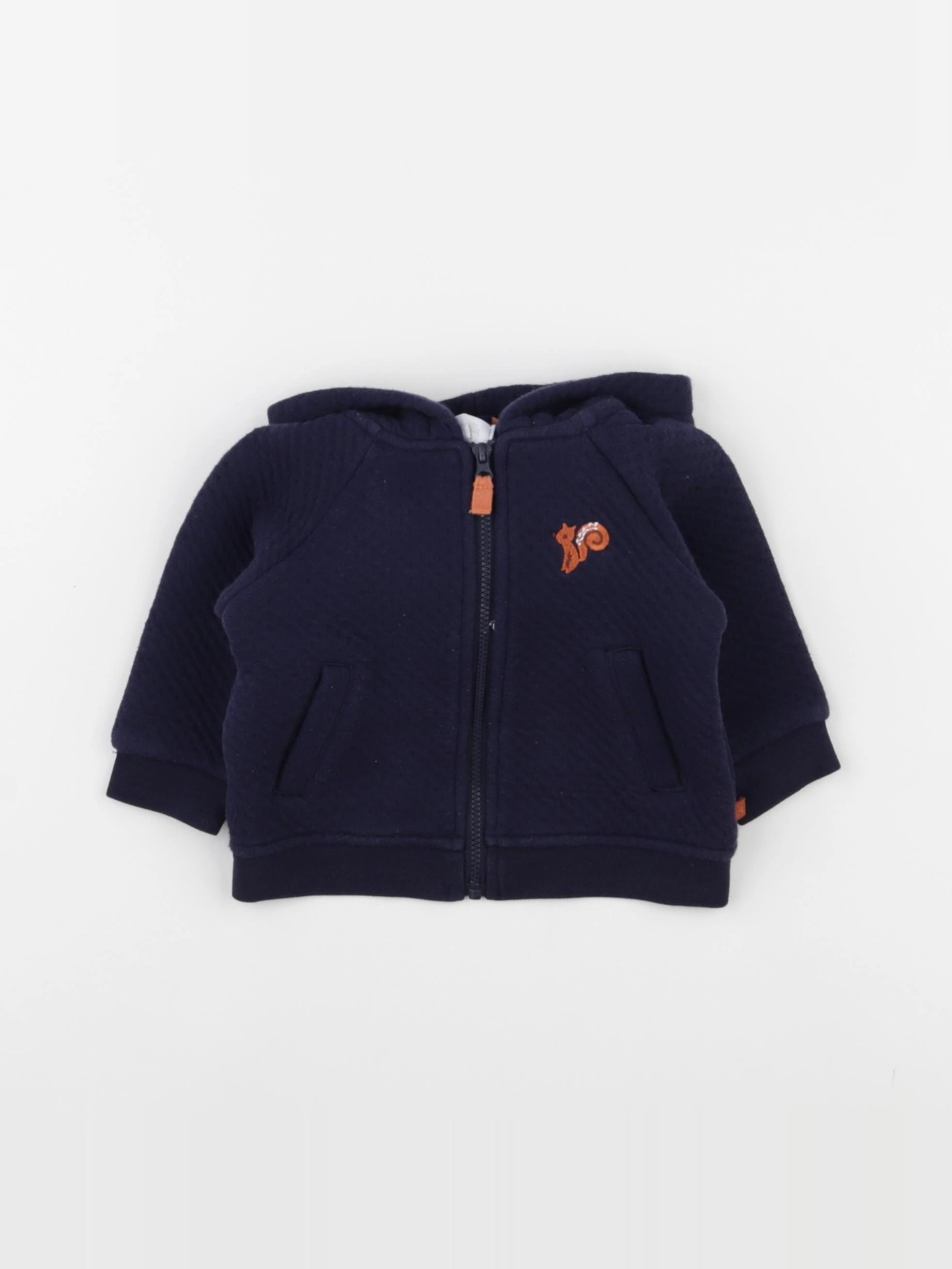 La Redoute - sweat bleu - 6 mois
