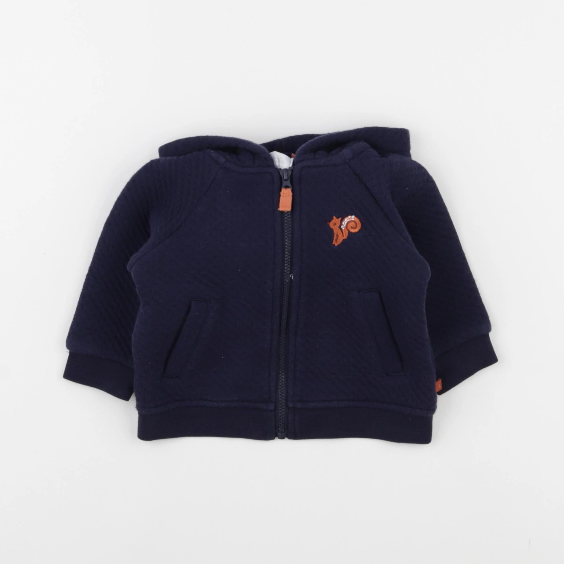 La Redoute - sweat bleu - 6 mois