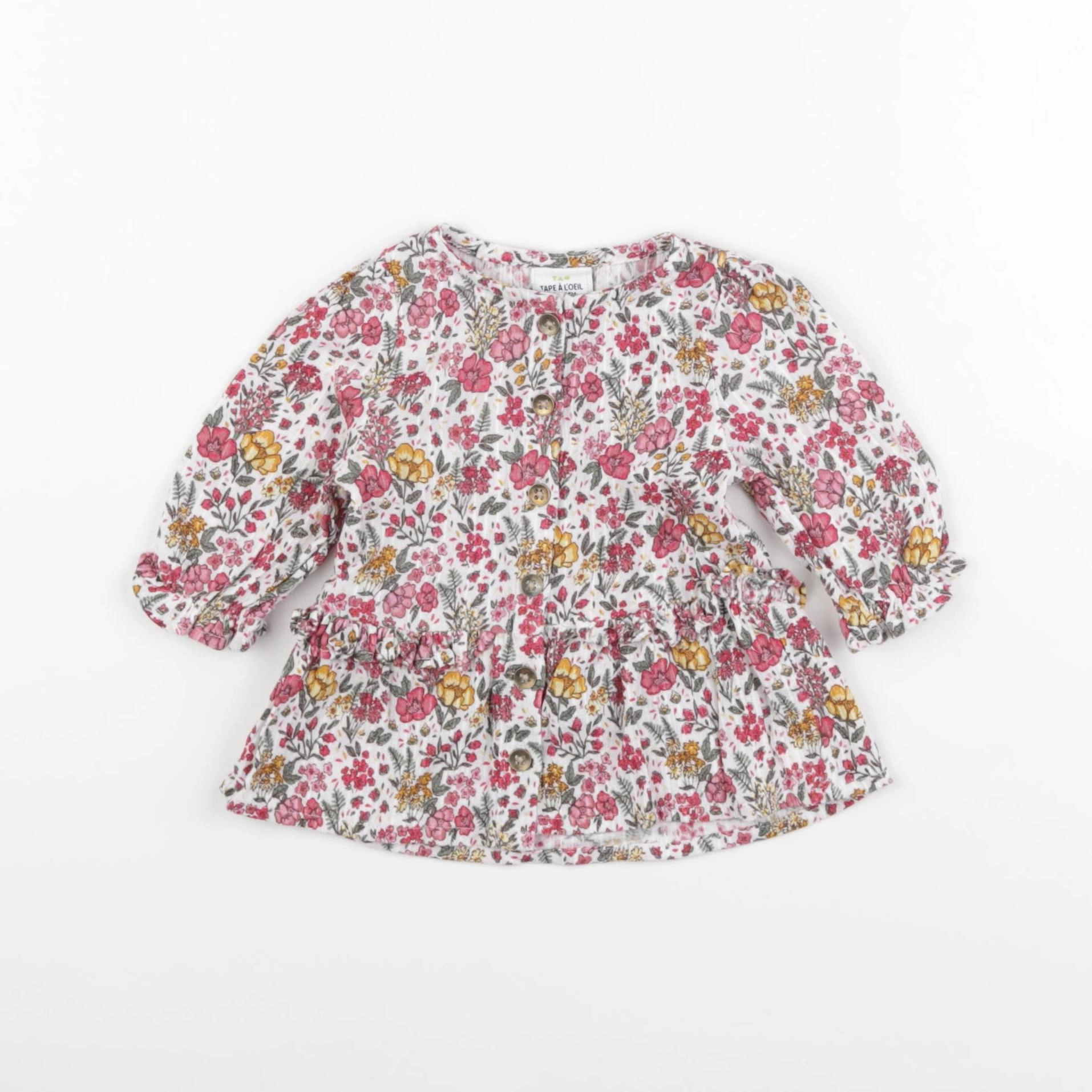 Tape à l'oeil - robe multicolore - 3 mois