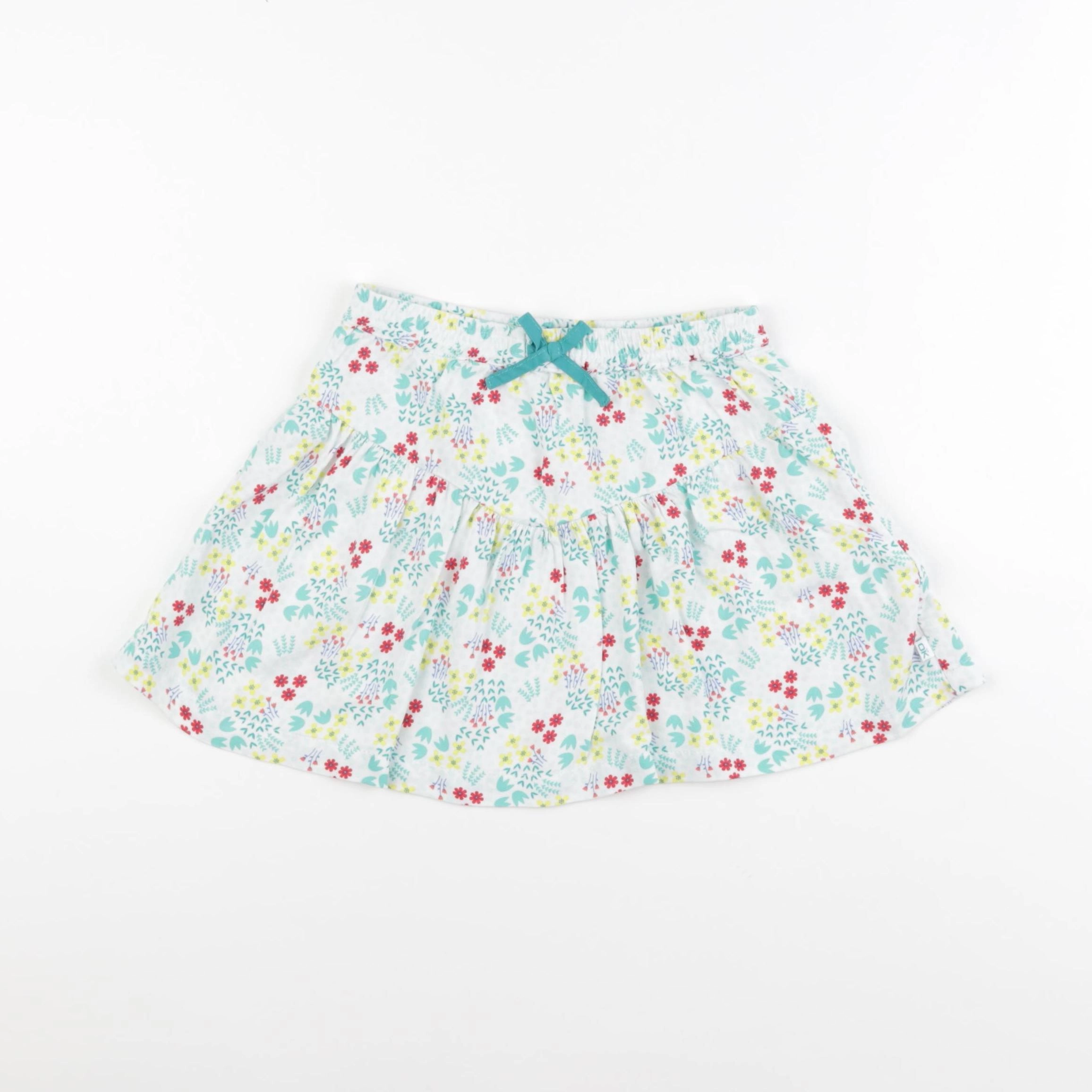 Okaidi - jupe multicolore - 4 ans