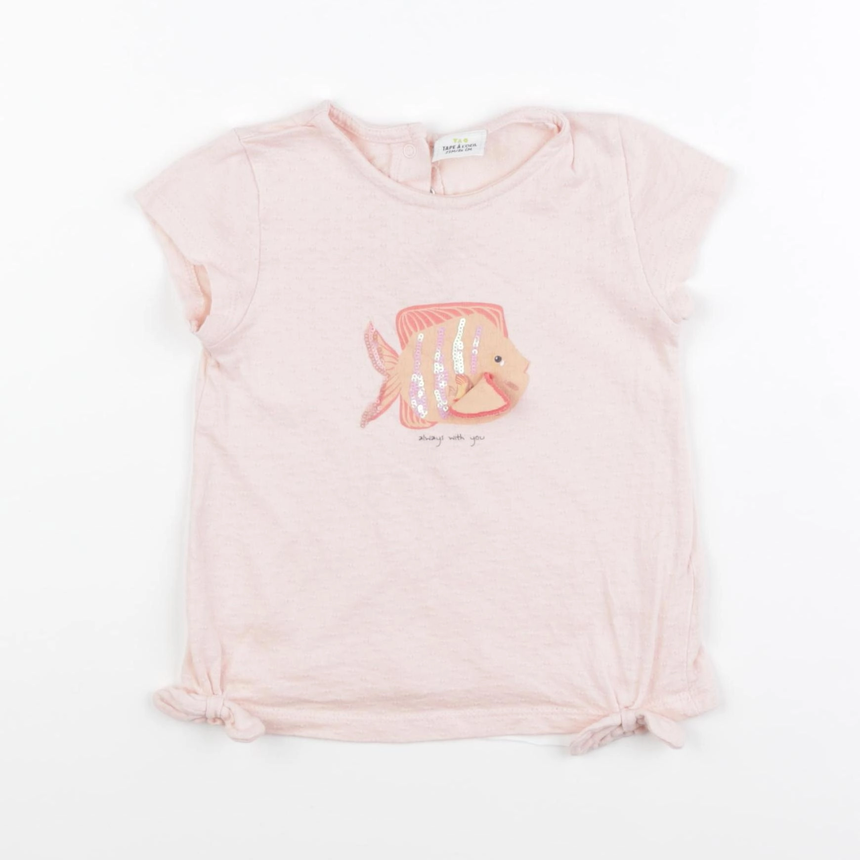 Tape à l'oeil - tee-shirt rose - 24 mois