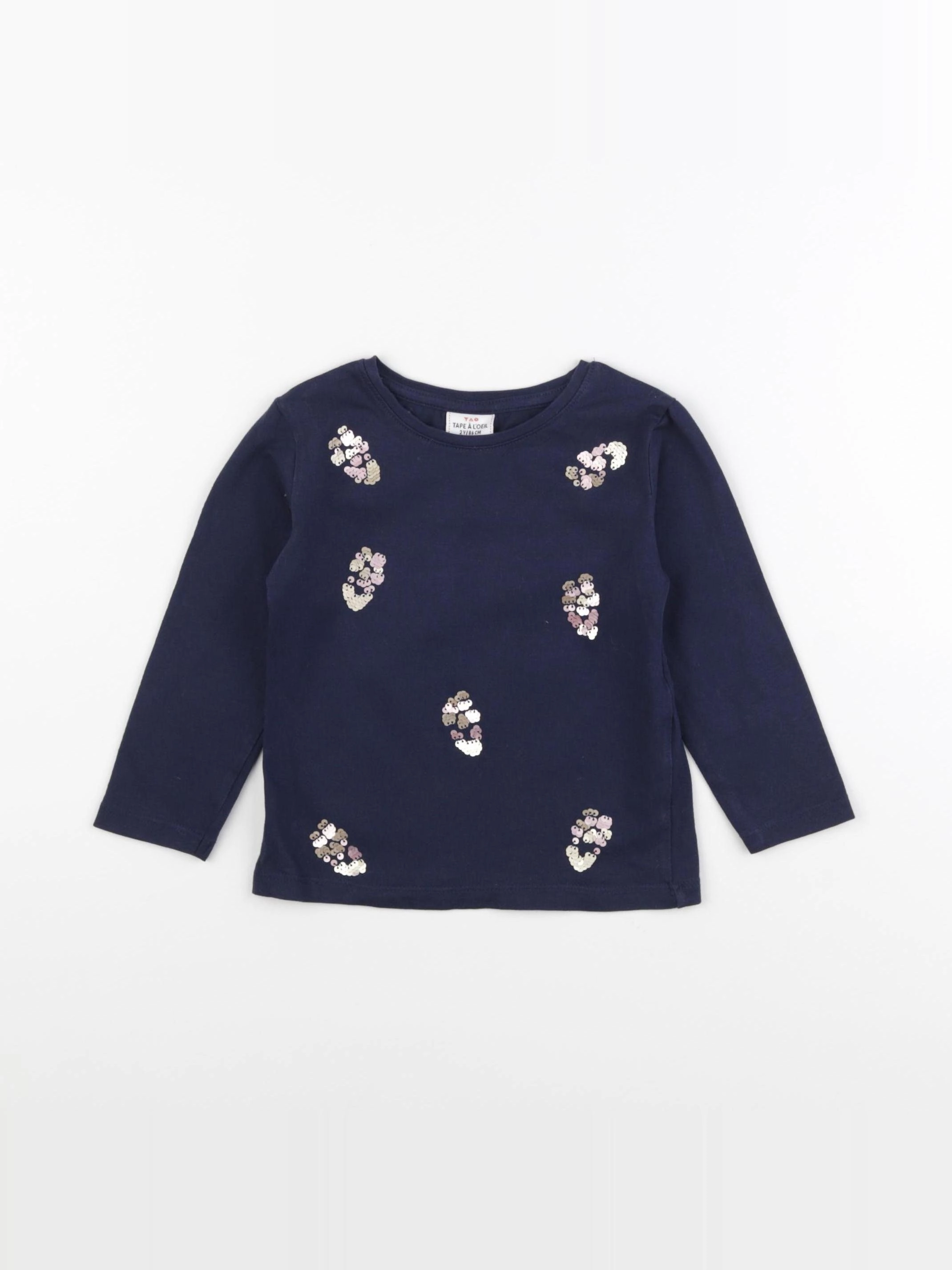 Tape à l'oeil - tee-shirt bleu - 2 ans