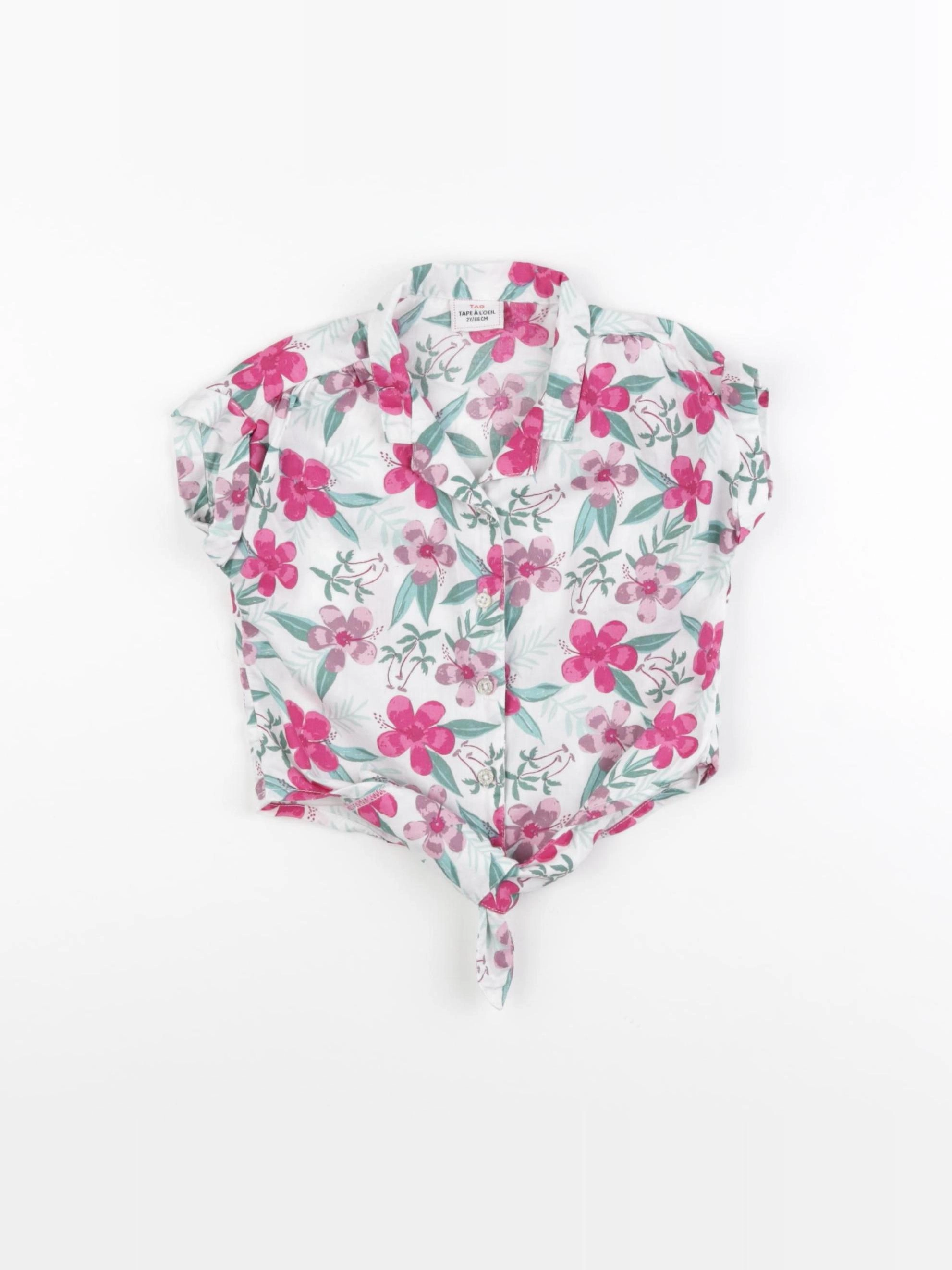 Tape à l'oeil - blouse rose, vert - 2 ans