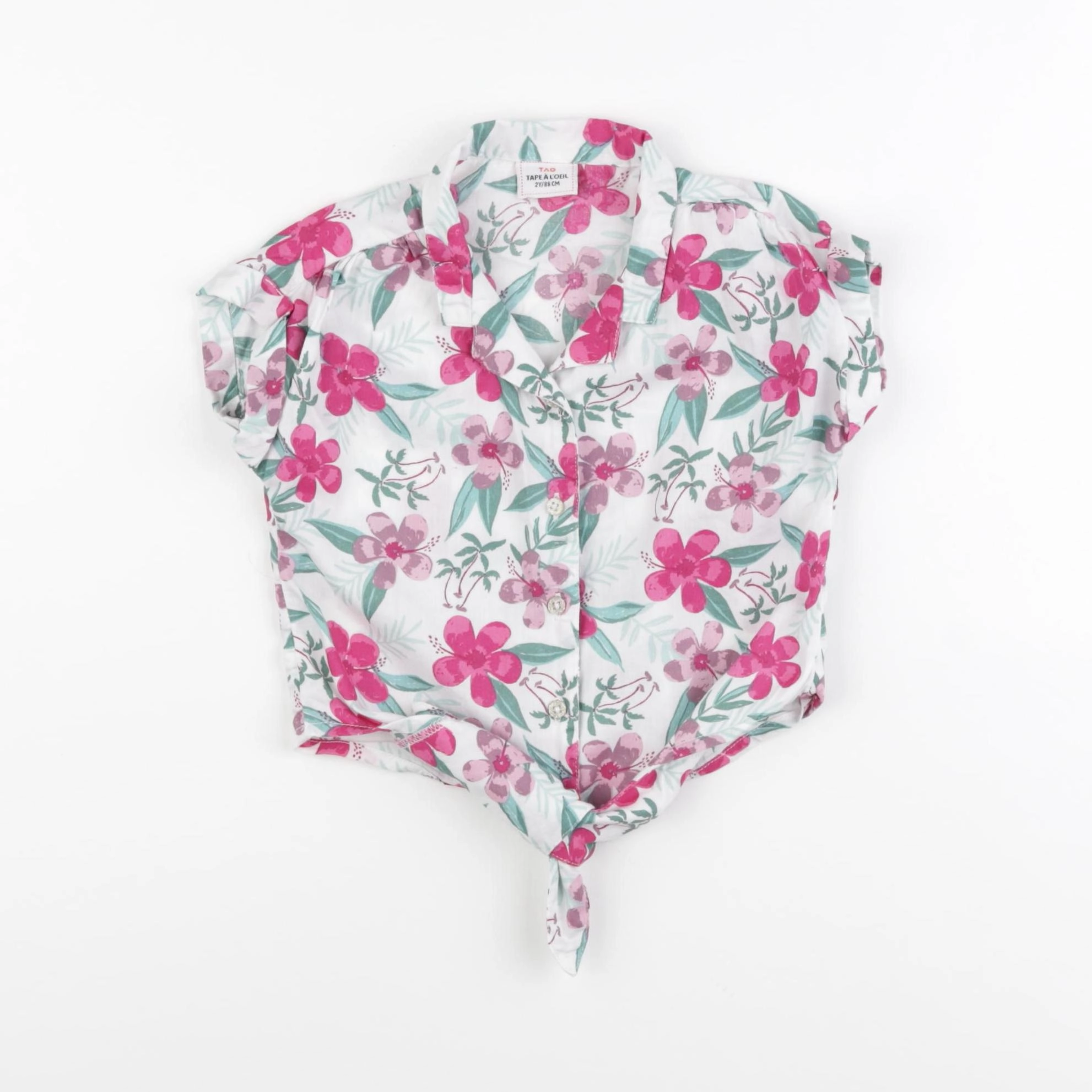Tape à l'oeil - blouse rose, vert - 2 ans