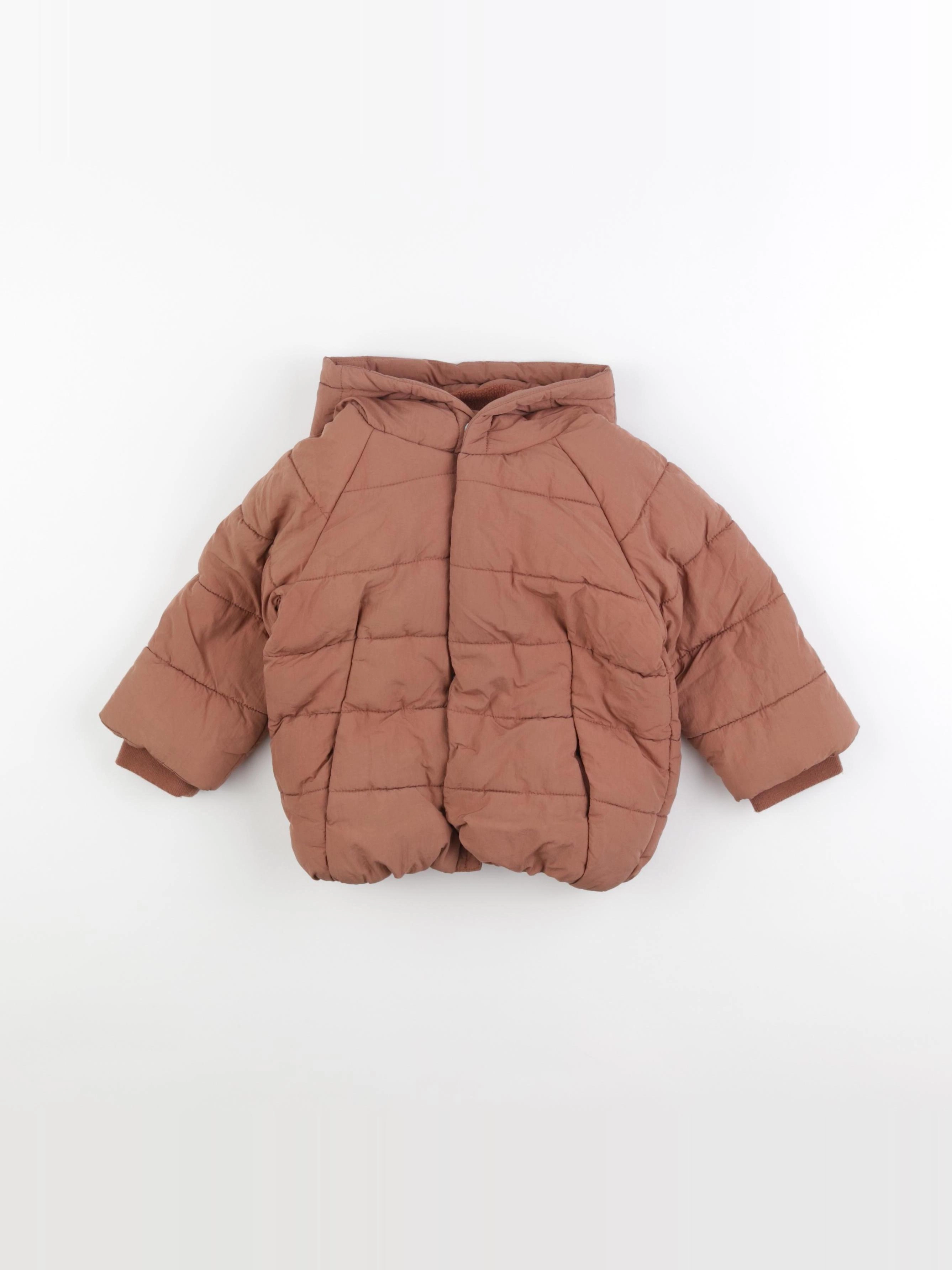 Vertbaudet - doudoune marron - 2 ans