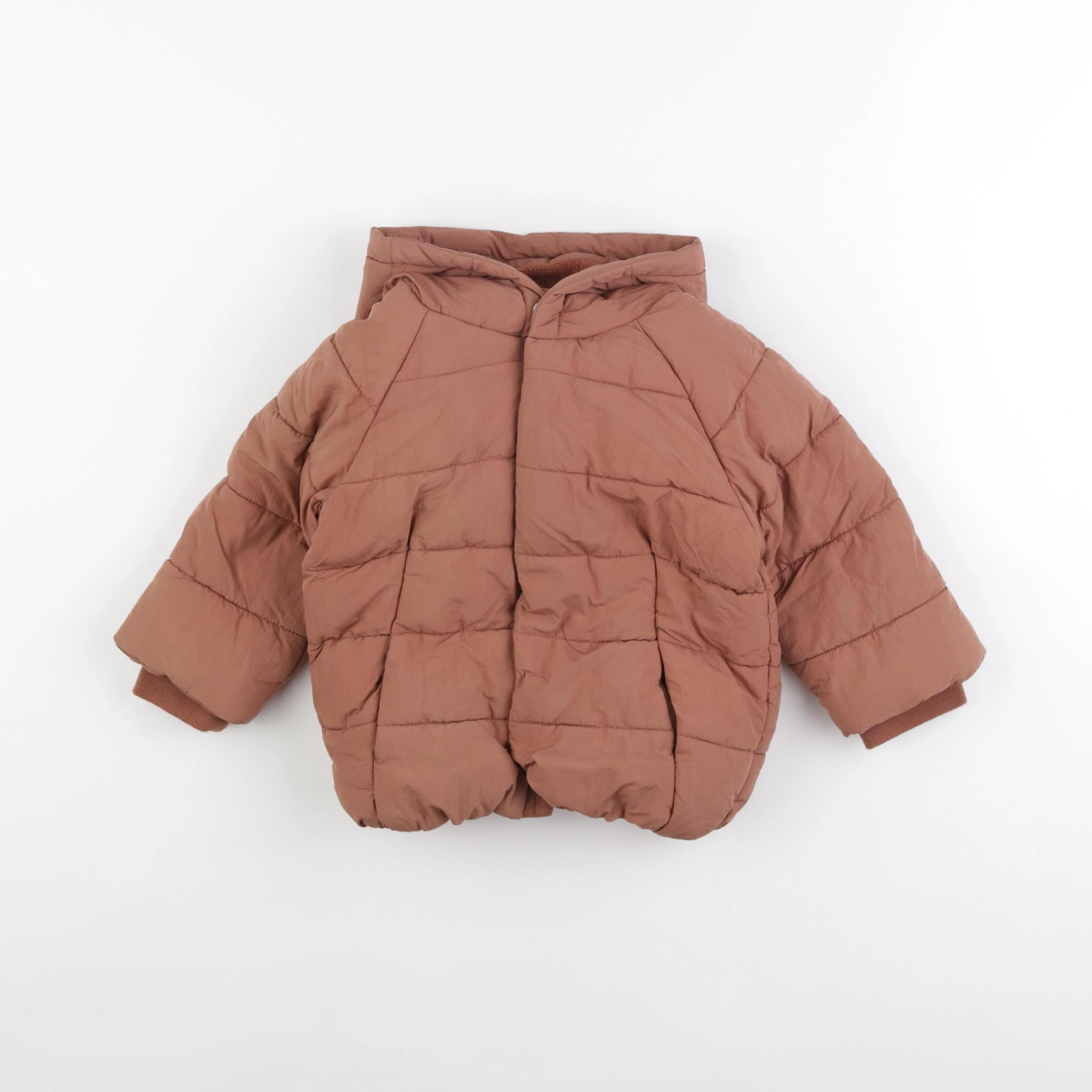 Vertbaudet - doudoune marron - 2 ans