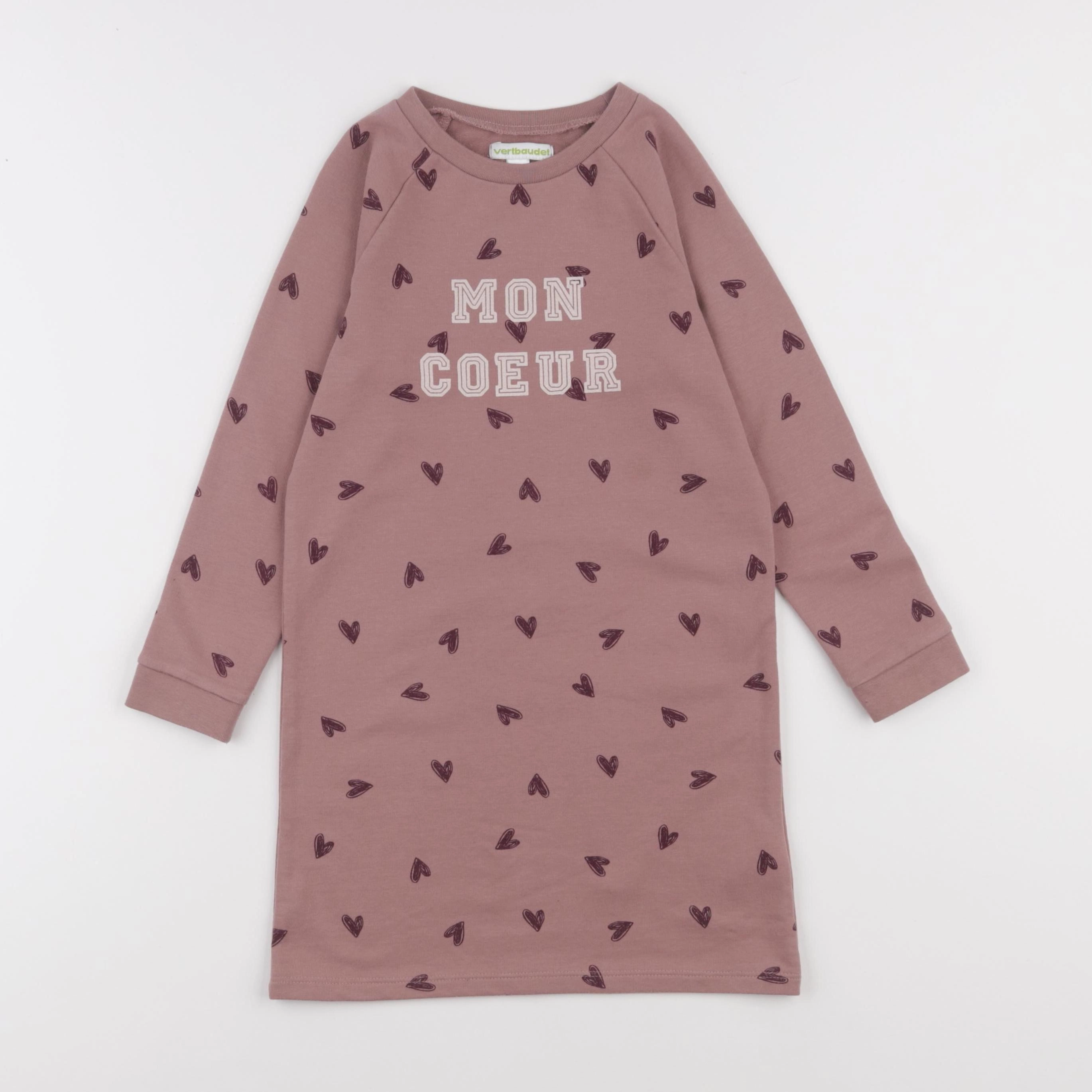 Vertbaudet - robe rose - 5 ans