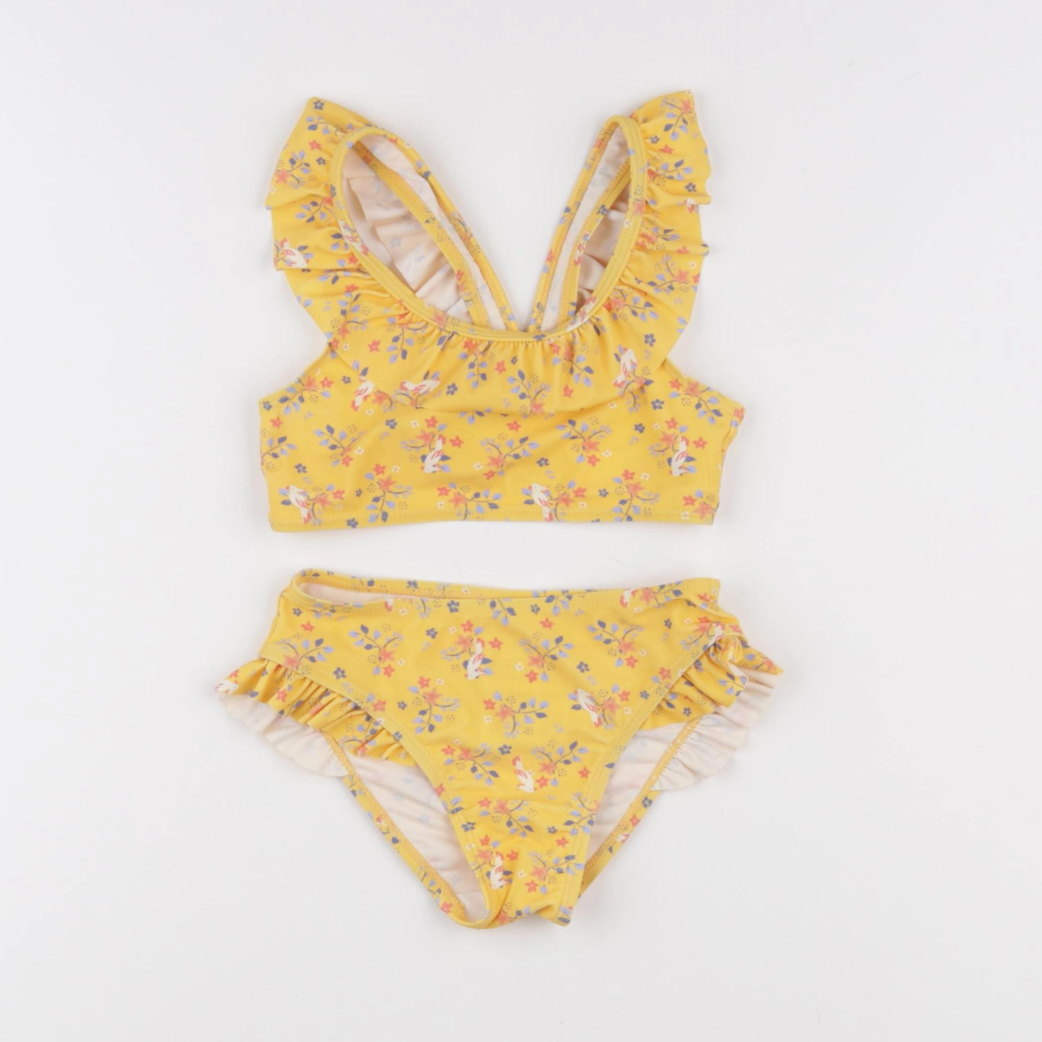 Vertbaudet - maillot de bain jaune - 5 ans