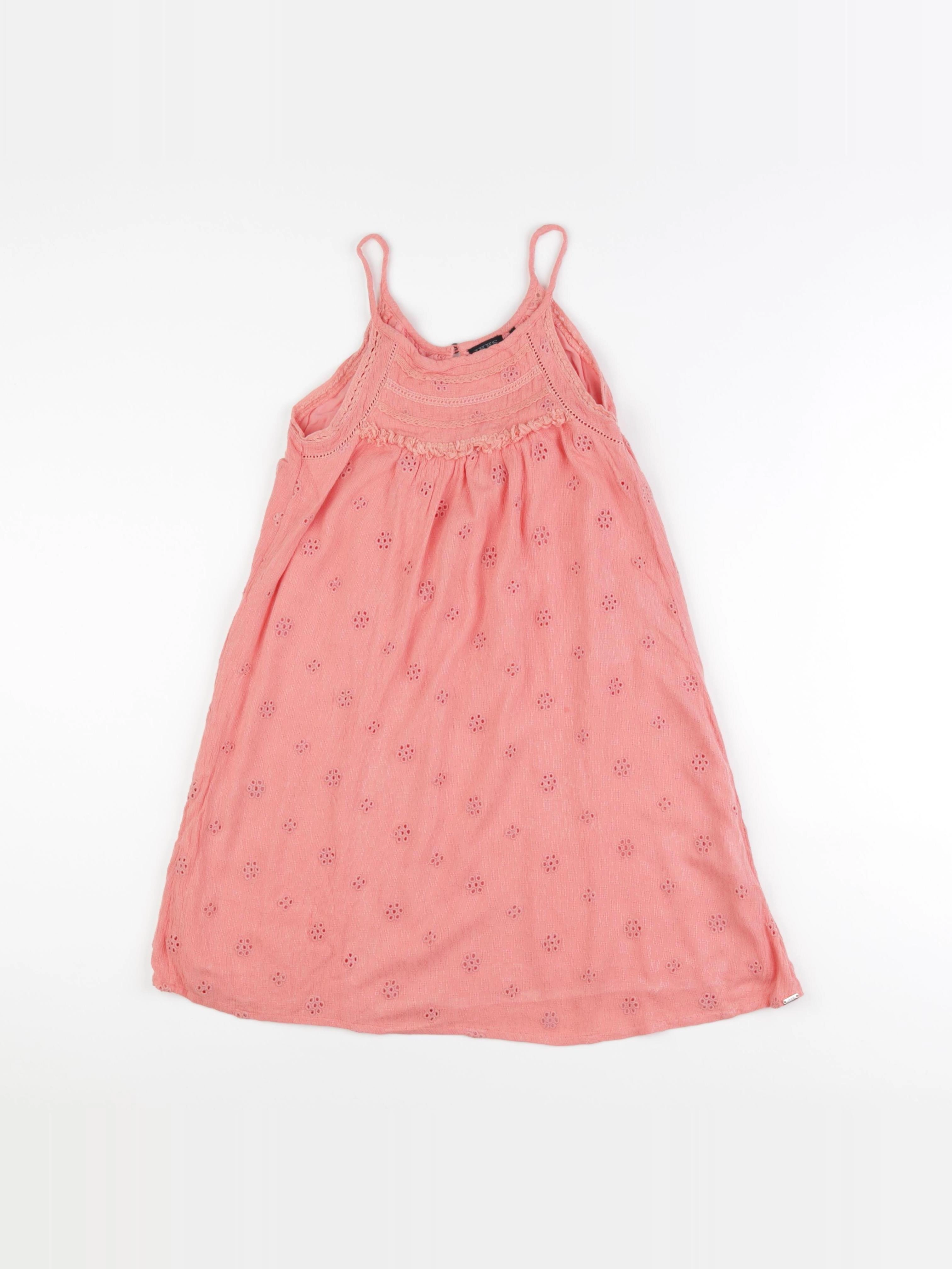 IKKS - robe rose - 8 ans