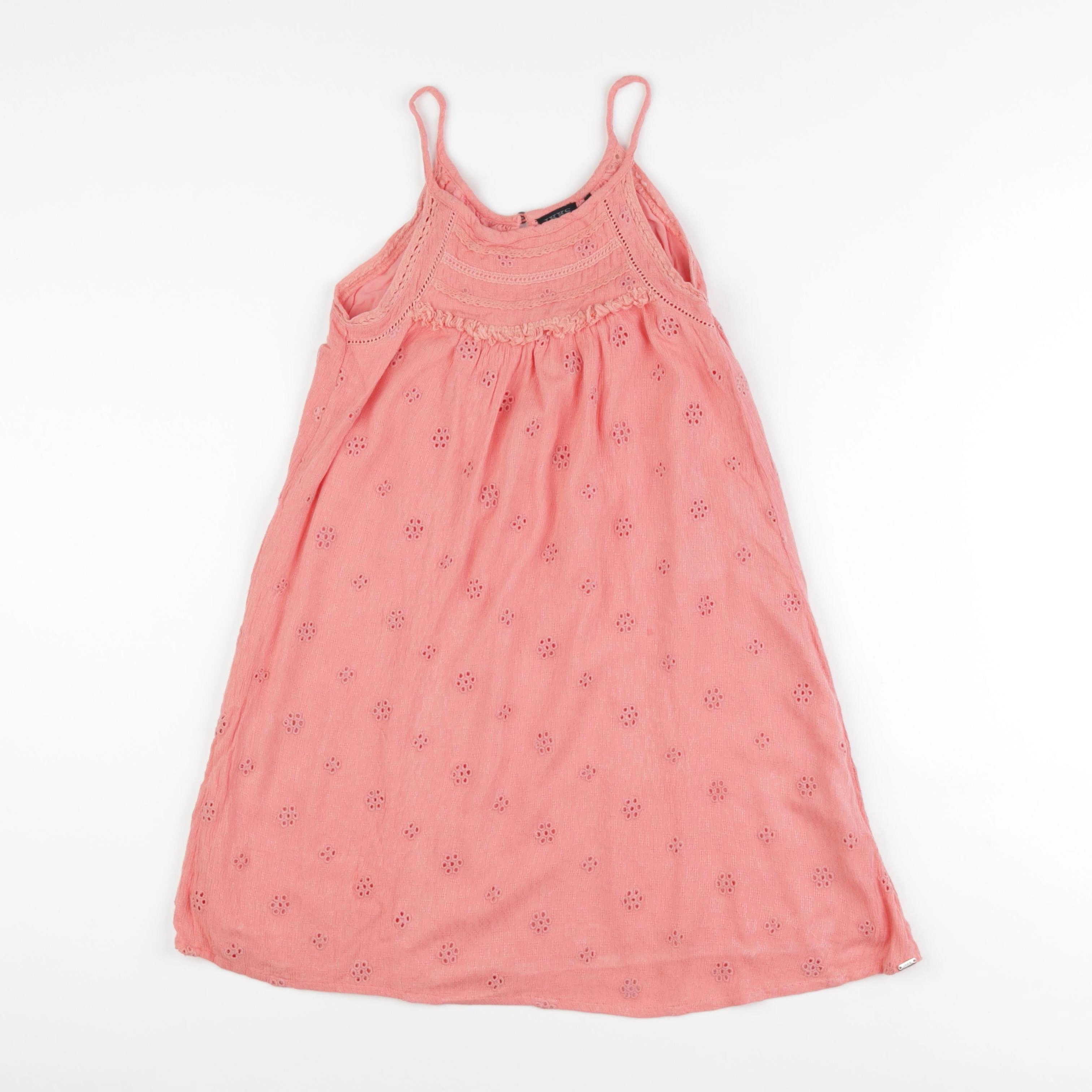 IKKS - robe rose - 8 ans