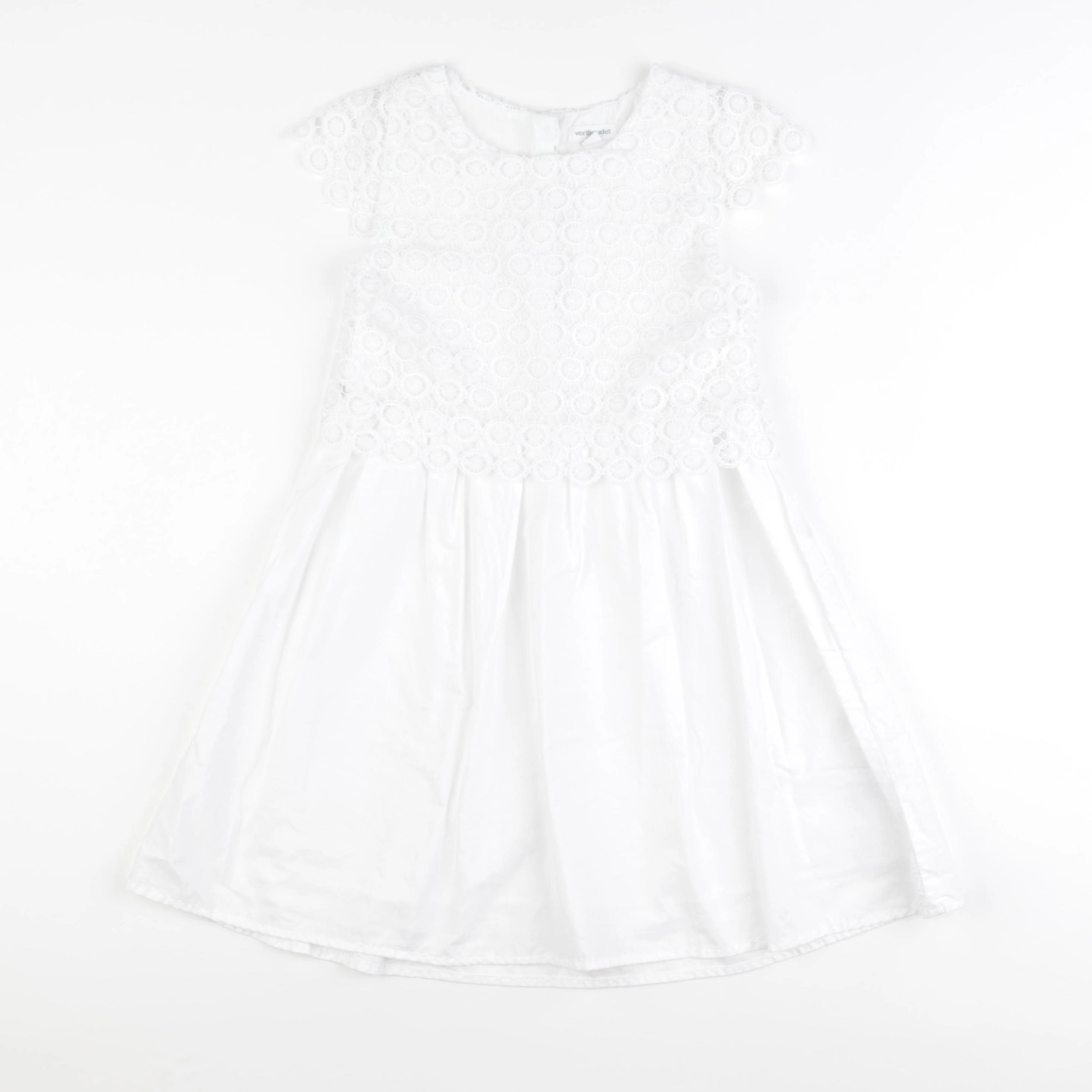 Vertbaudet - robe blanc - 8 ans