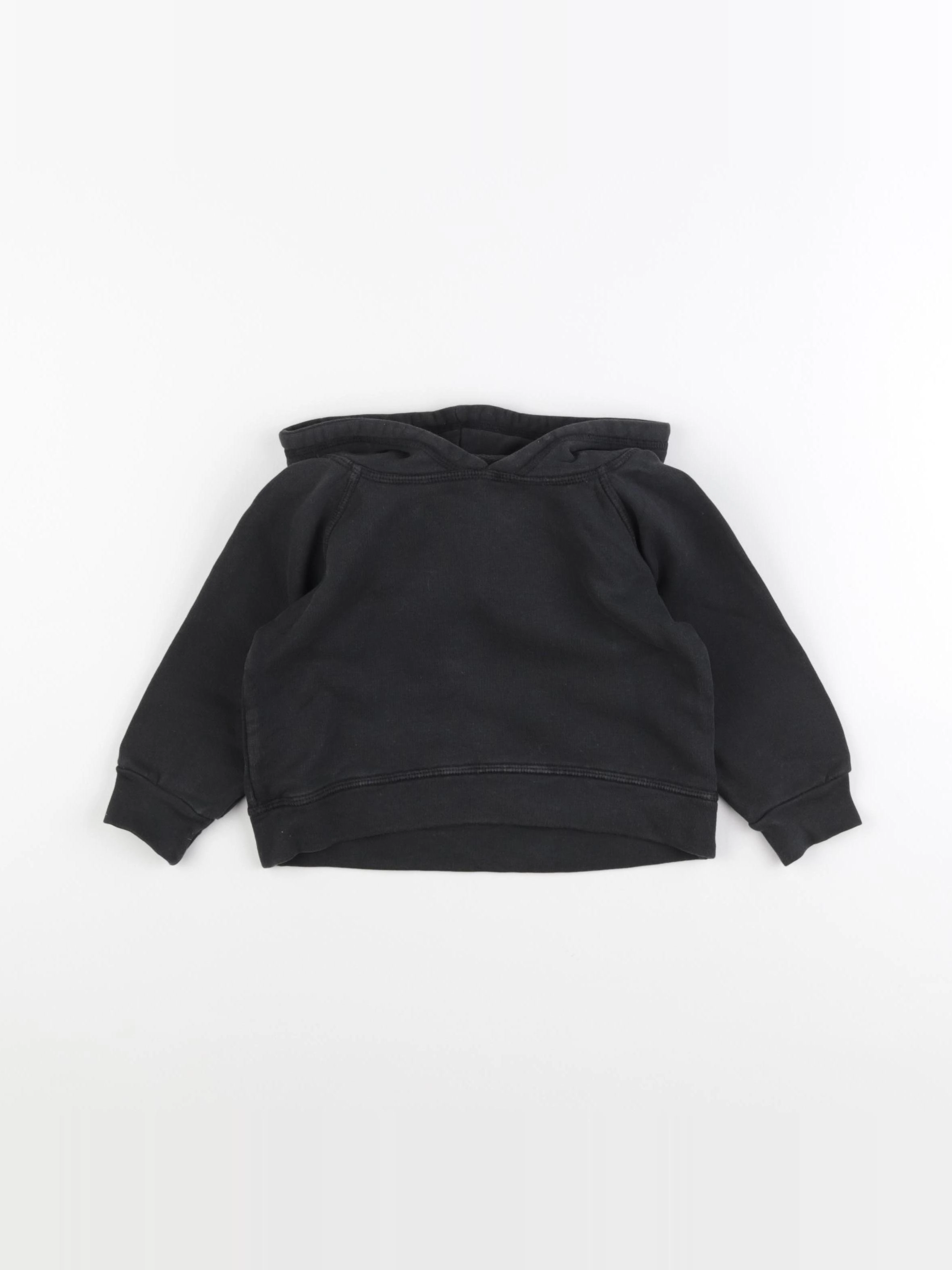 Poudre Organic - sweat noir - 18 mois