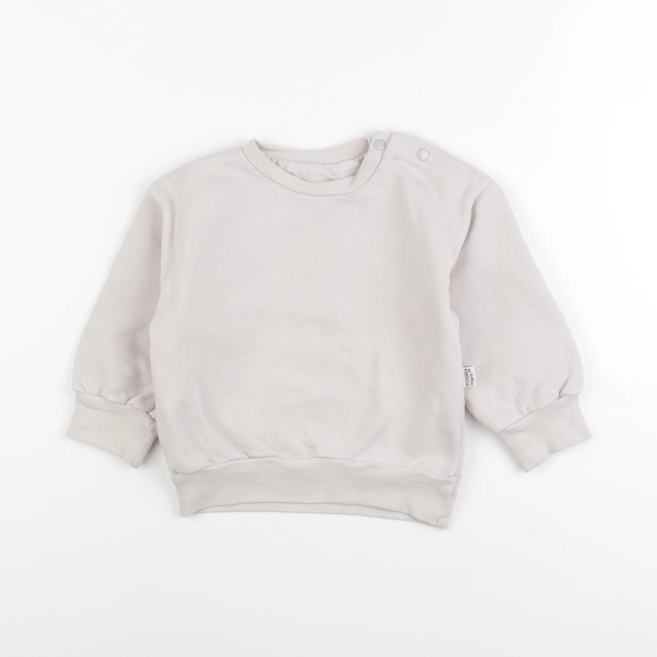 Poudre Organic - sweat beige - 18 mois