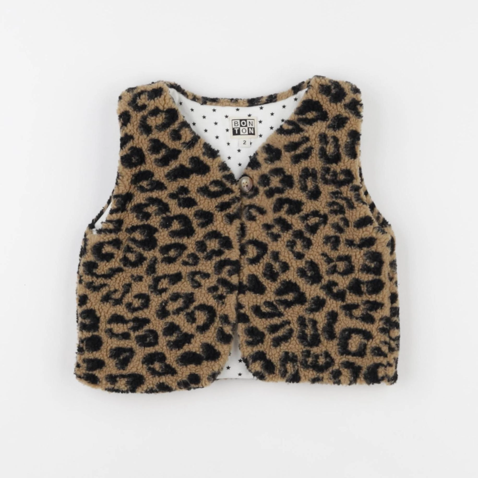 Bonton - gilet marron - 3 ans