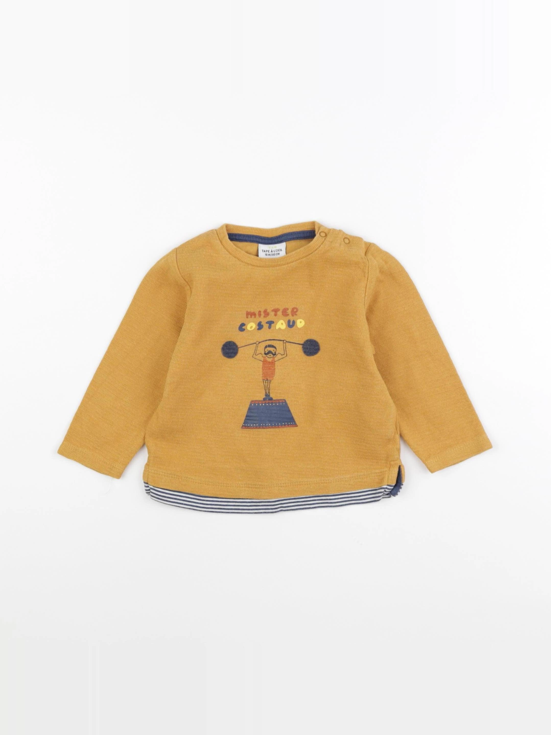 Tape à l'oeil - tee-shirt jaune - 18 mois