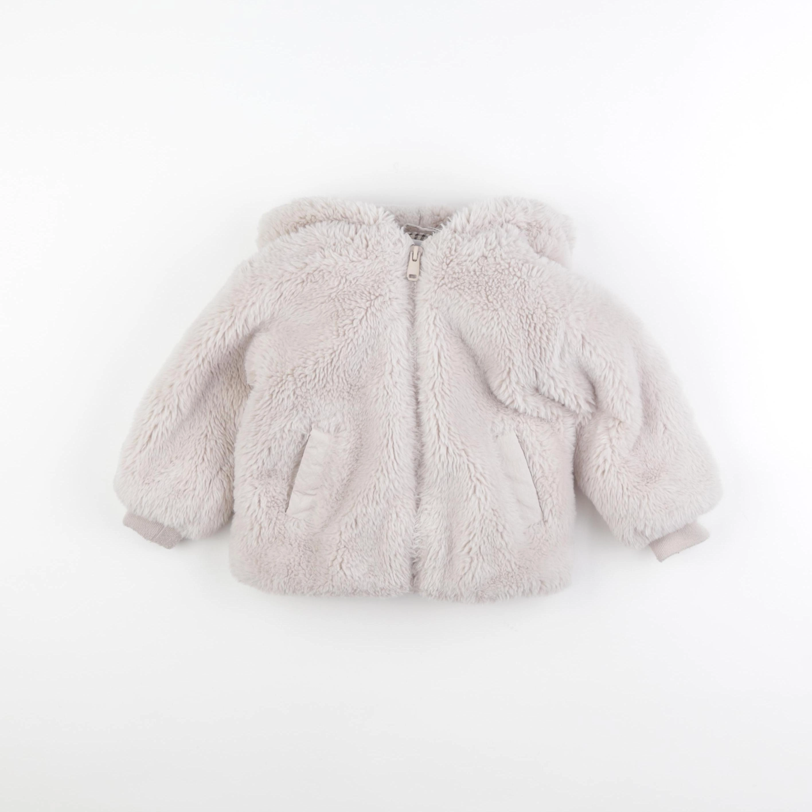 Zara - manteau beige - 18/24 mois