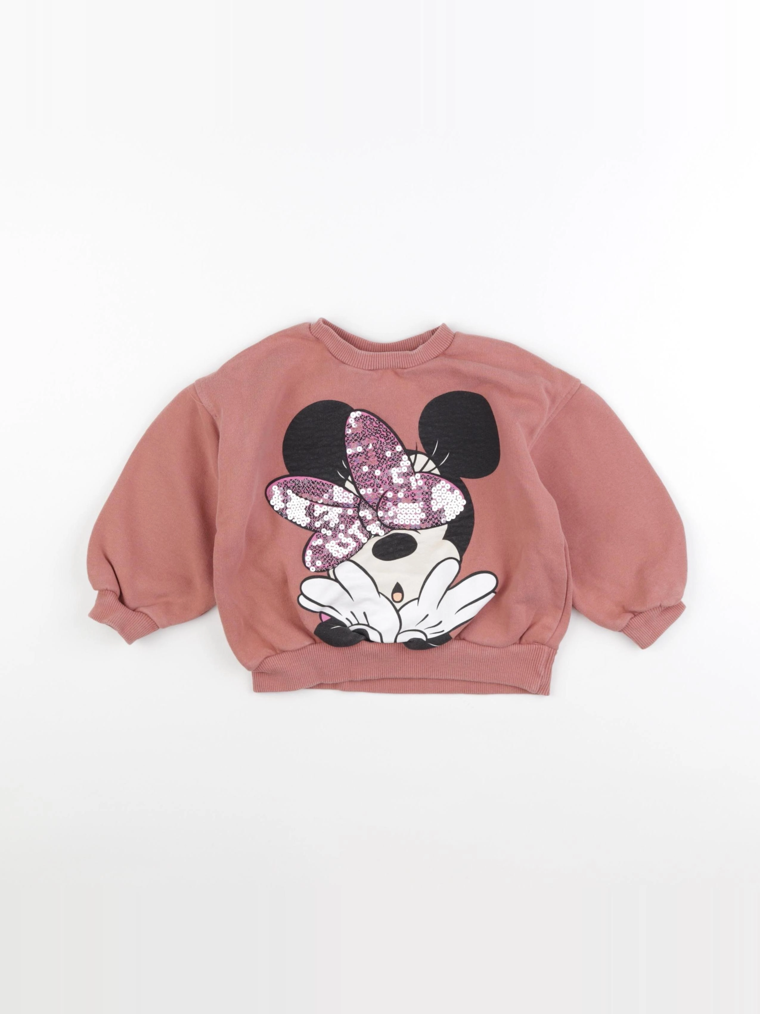 Zara - sweat rose - 2/3 ans