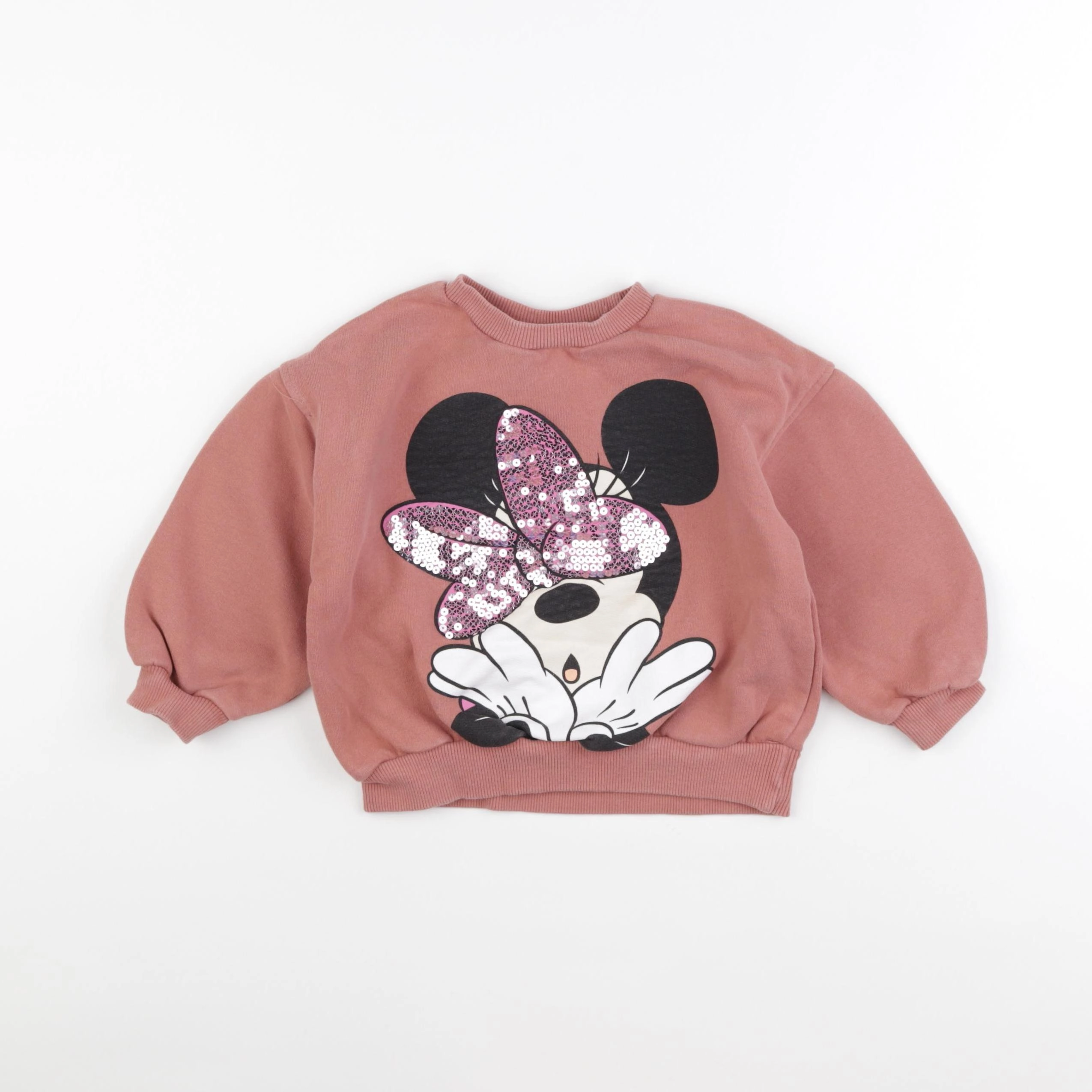 Zara - sweat rose - 2/3 ans