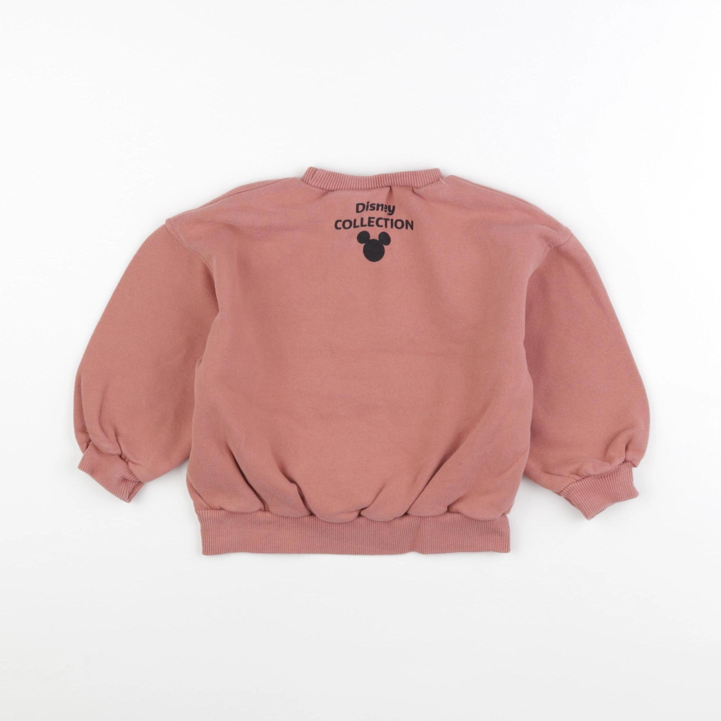 Zara - sweat rose - 2/3 ans