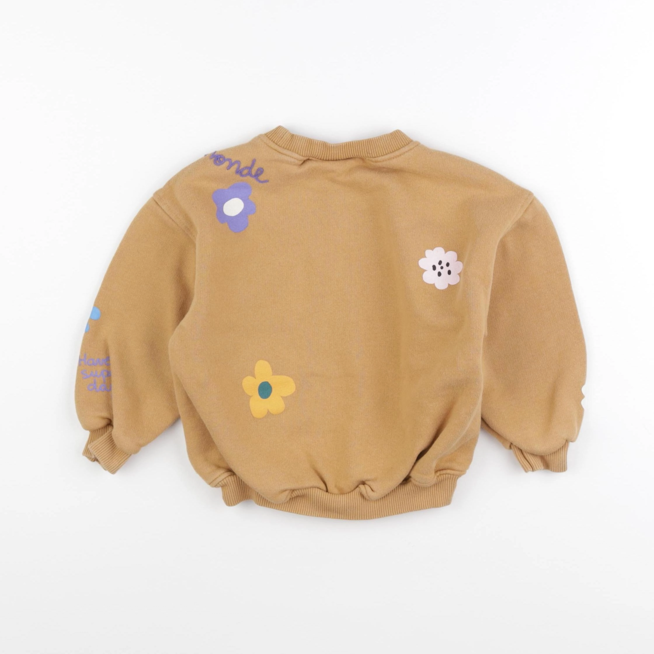 Zara - sweat jaune - 2 ans