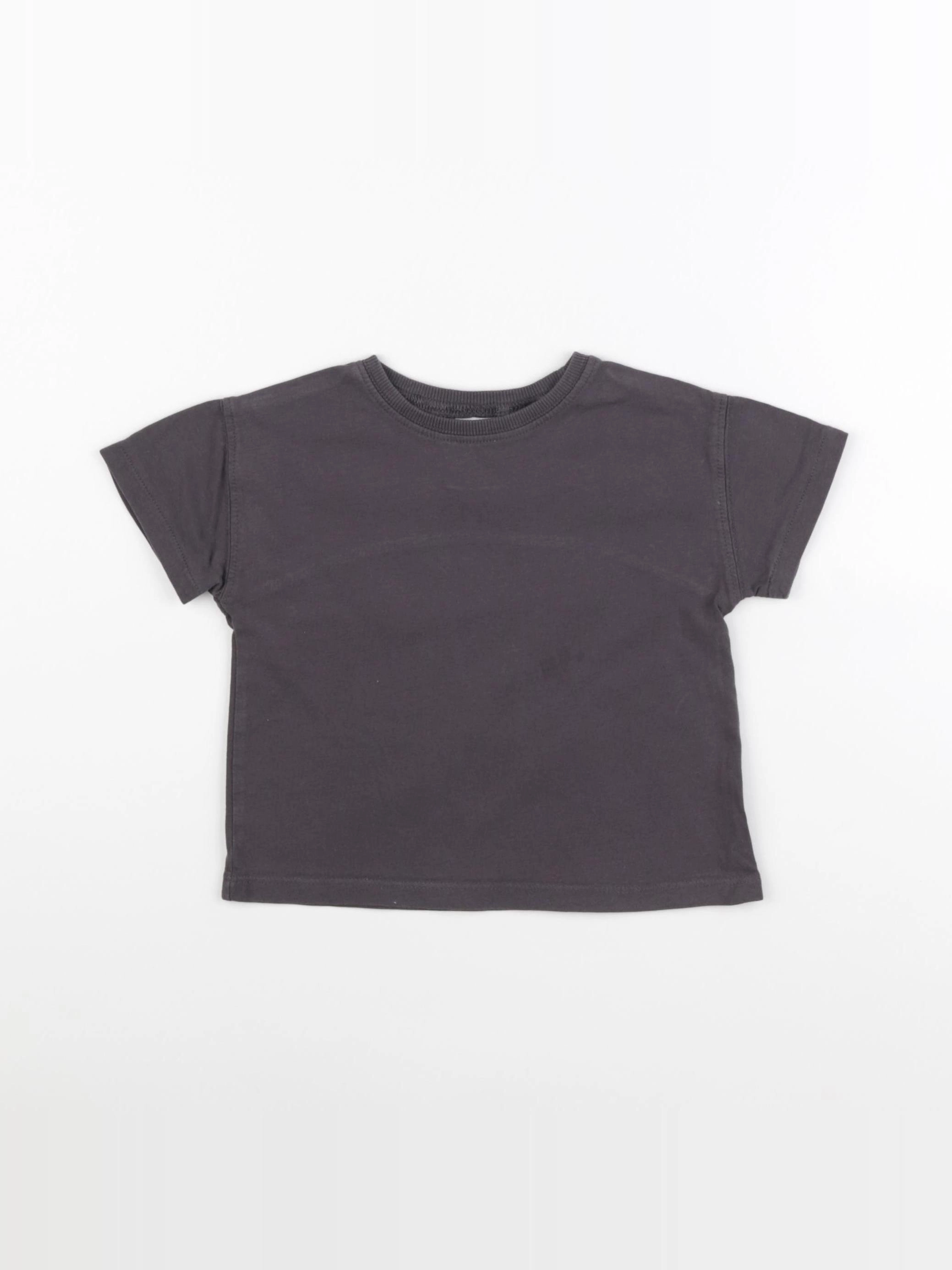 Zara - tee-shirt gris - 2 ans