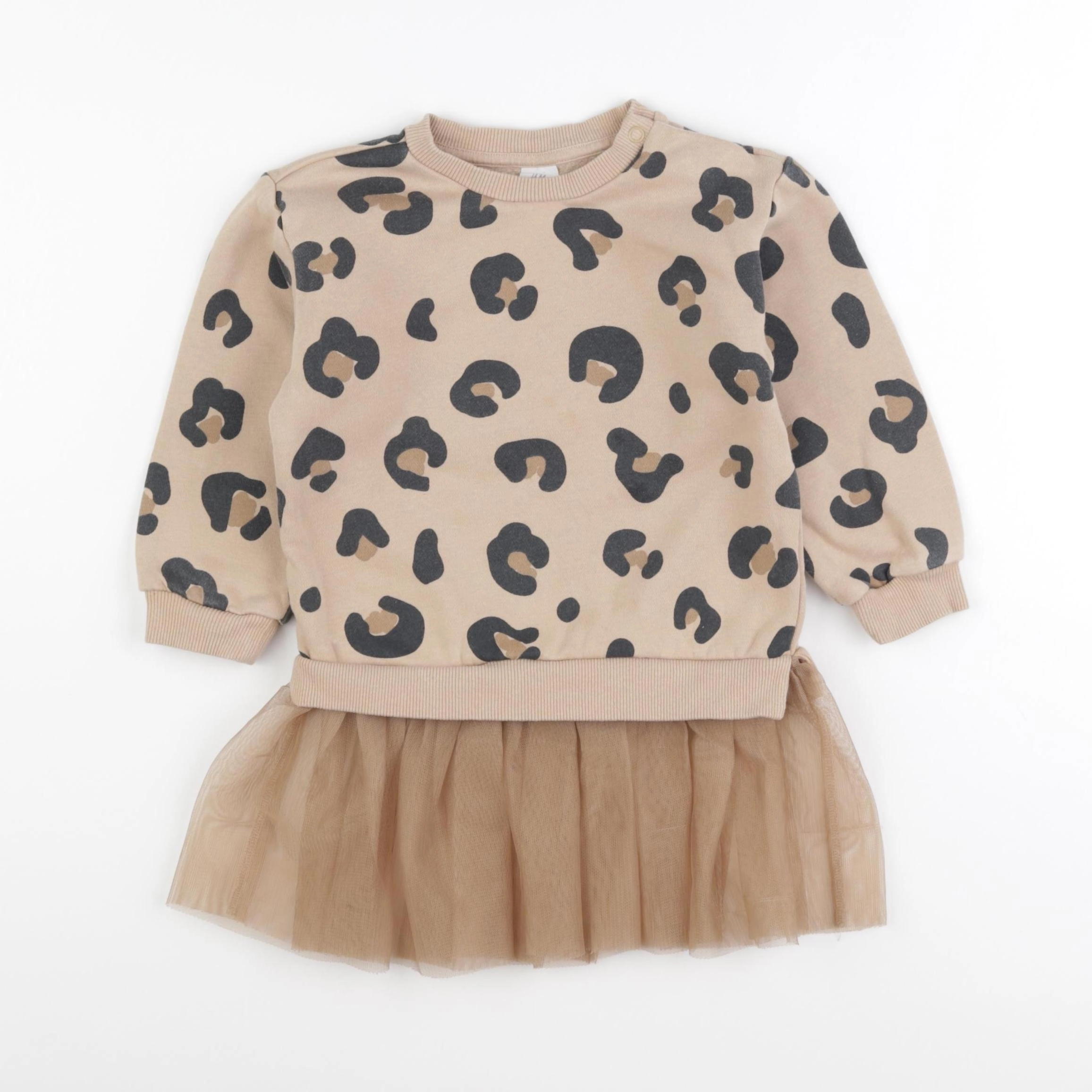 H&M - robe marron - 18/24 mois