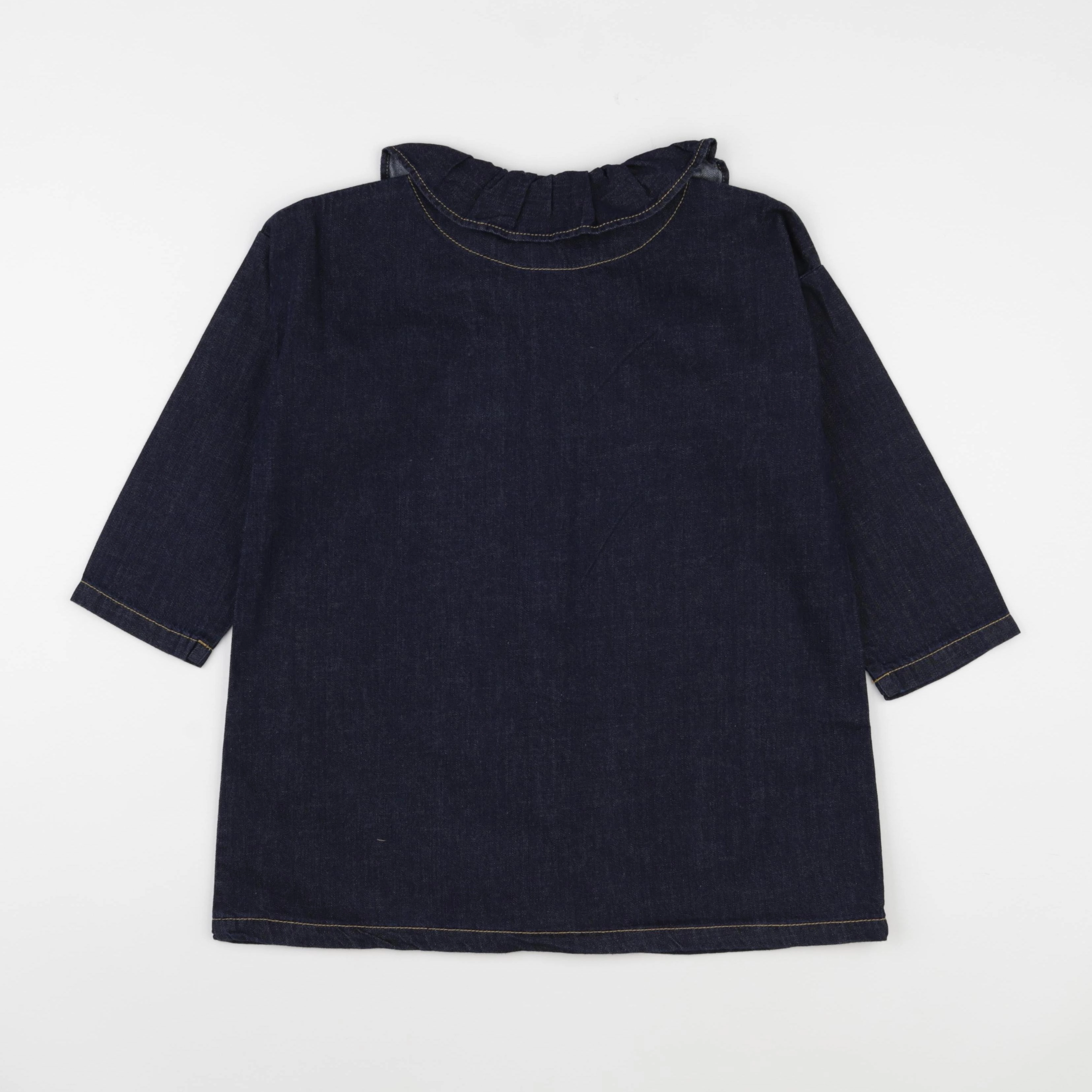 Poudre Organic - Blouse Aronie Denim Dark Blue - 14 ans